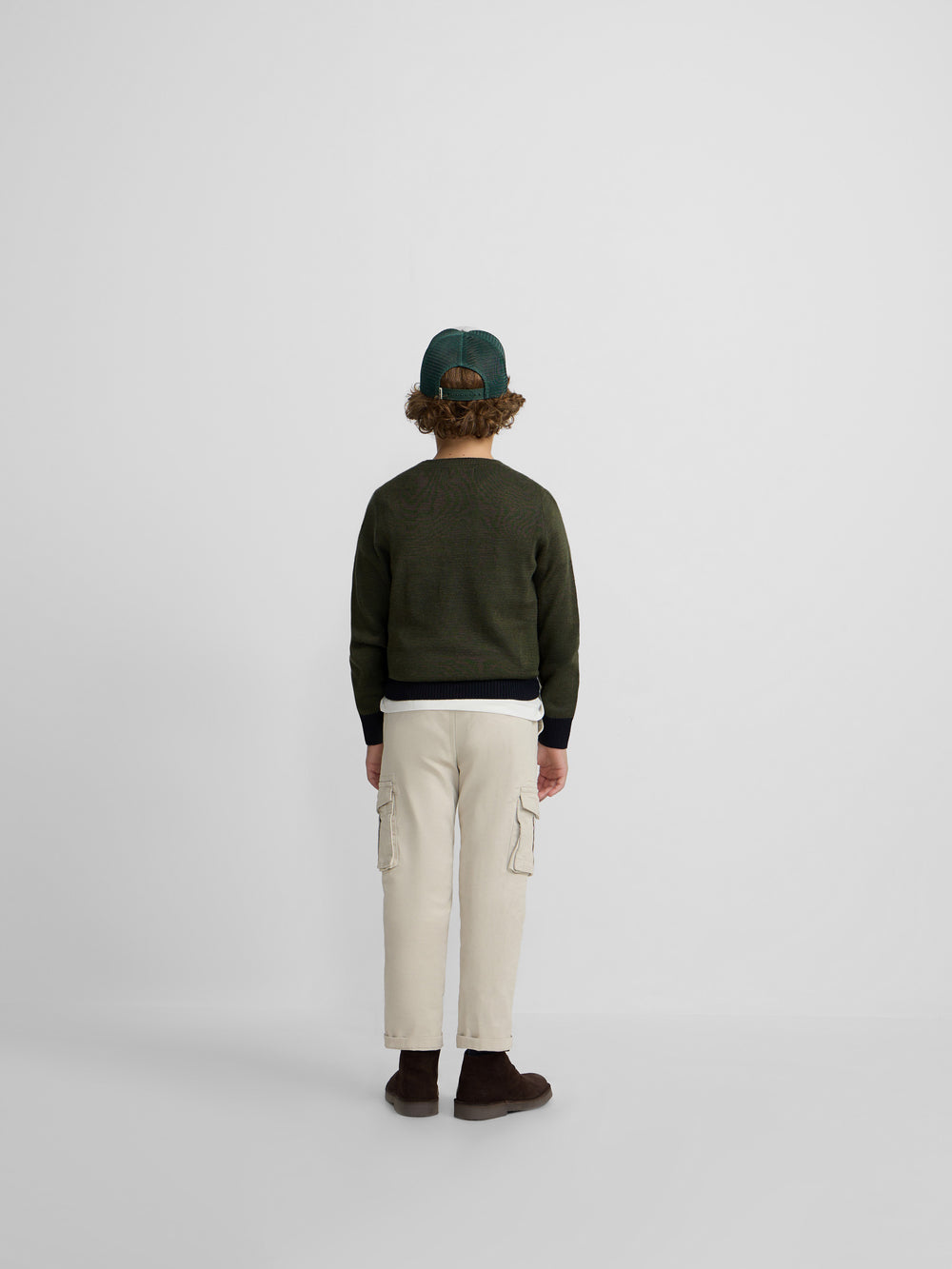 Jersey kids ribs azul marino verde