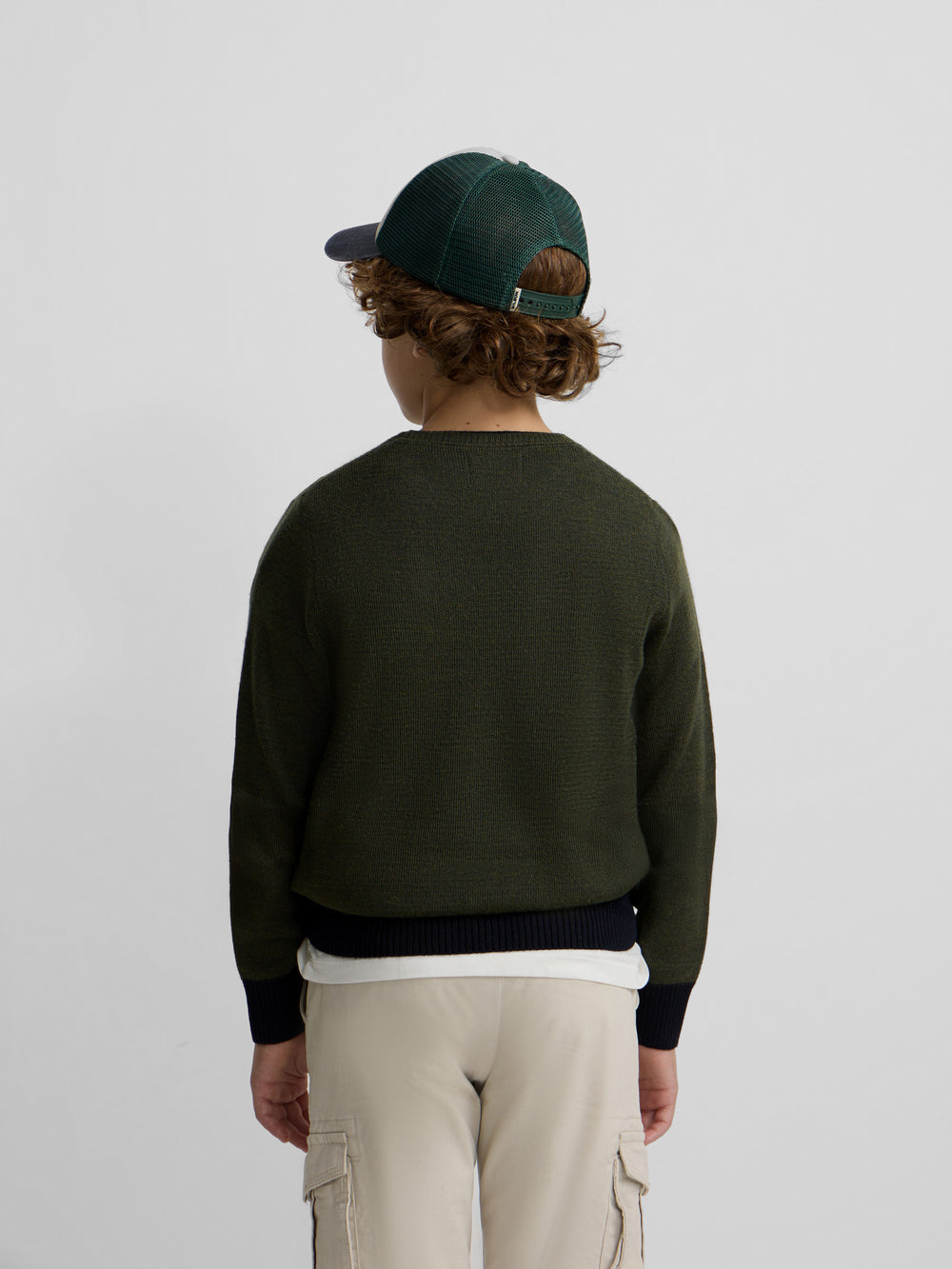 Jersey kids ribs azul marino verde