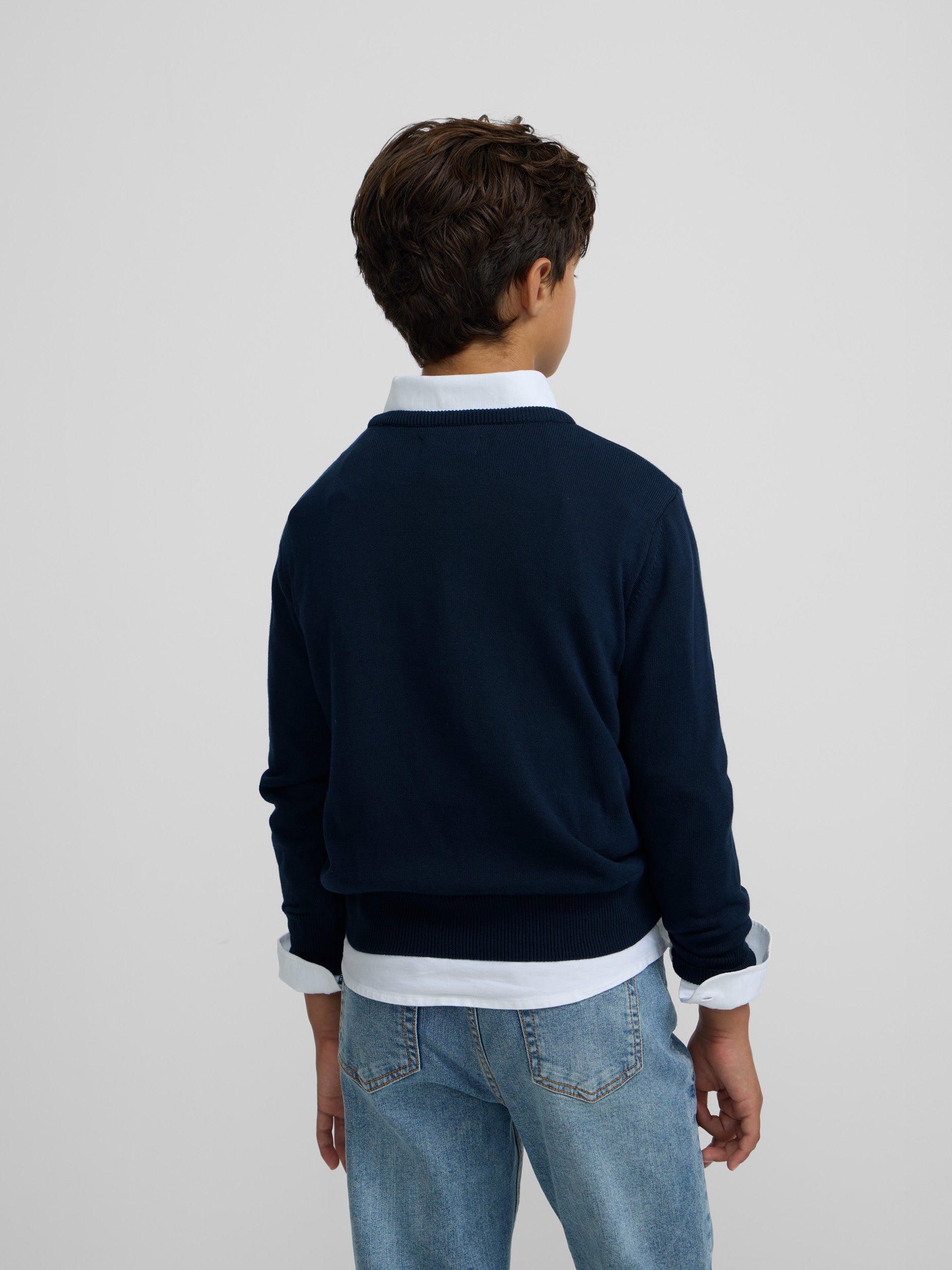 Blue kids dog jersey