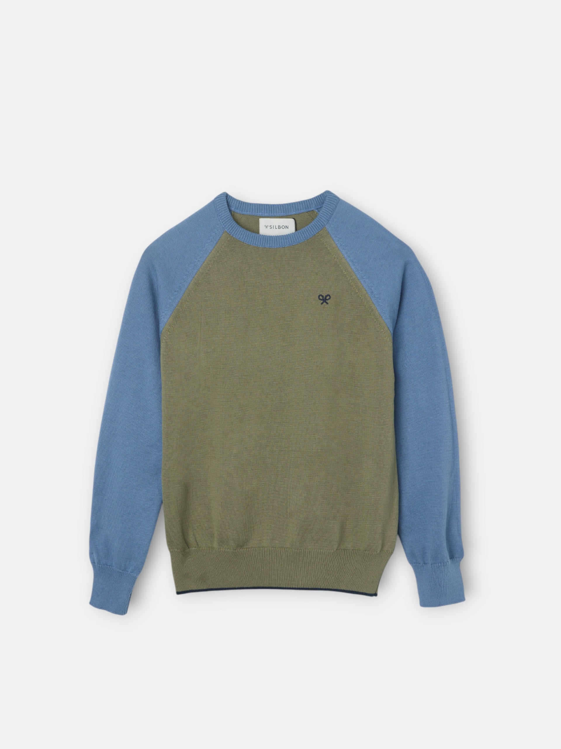 Camisola de criança de mangas azul-celeste