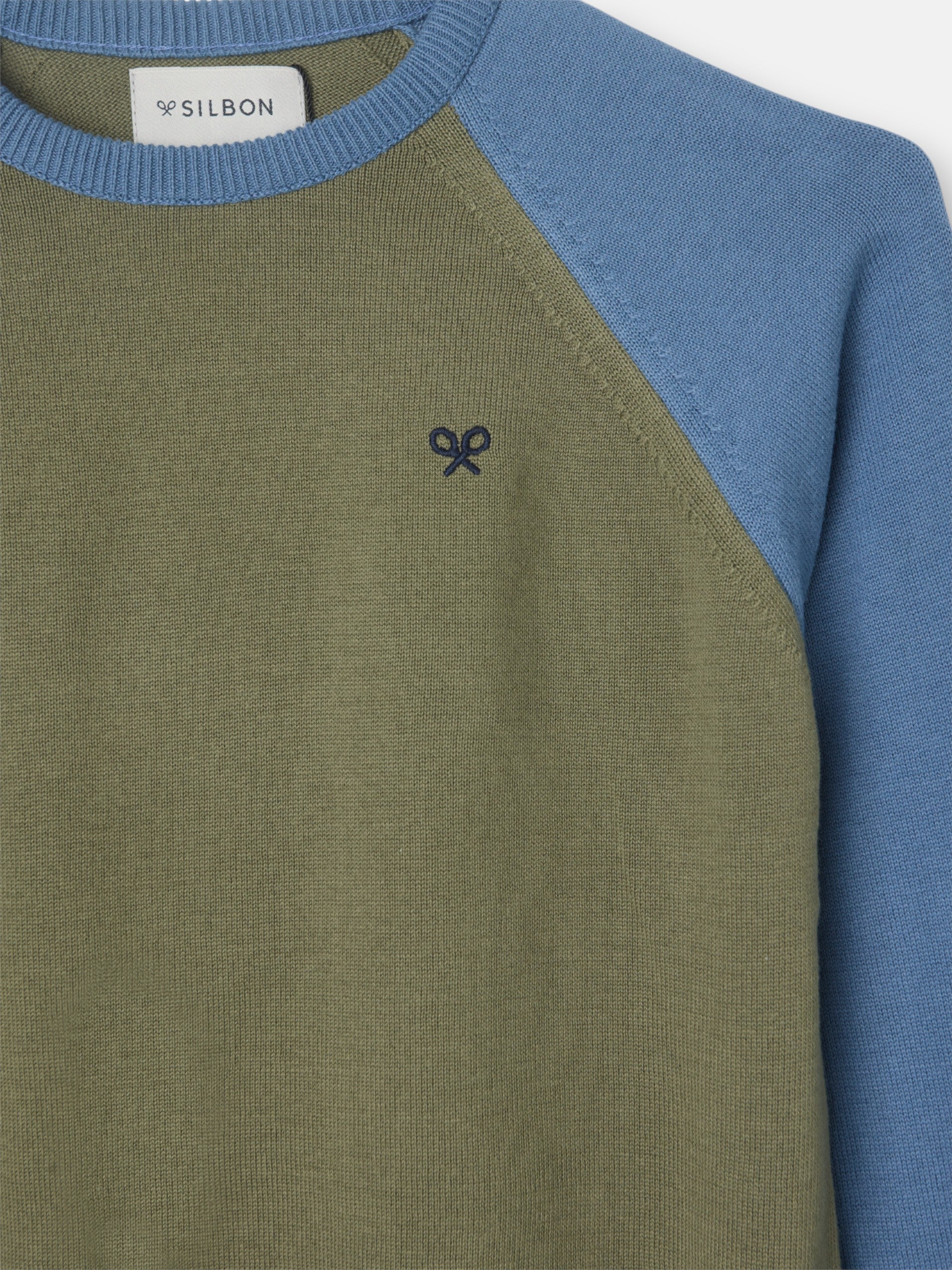 Camisola de criança de mangas azul-celeste