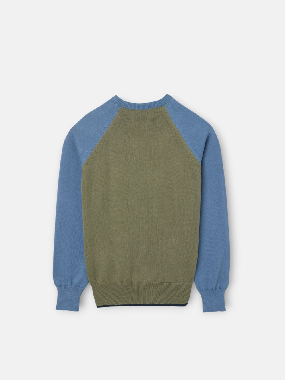 Camisola de criança de mangas azul-celeste