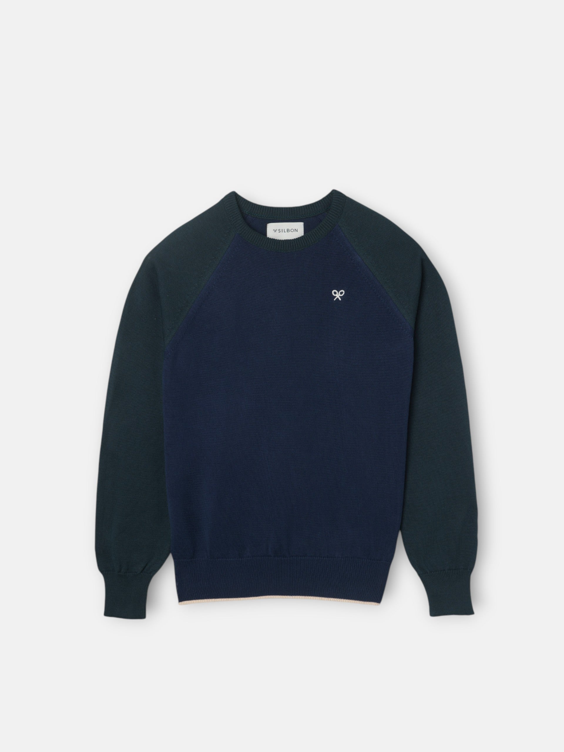 Camisola de criança de mangas verdes