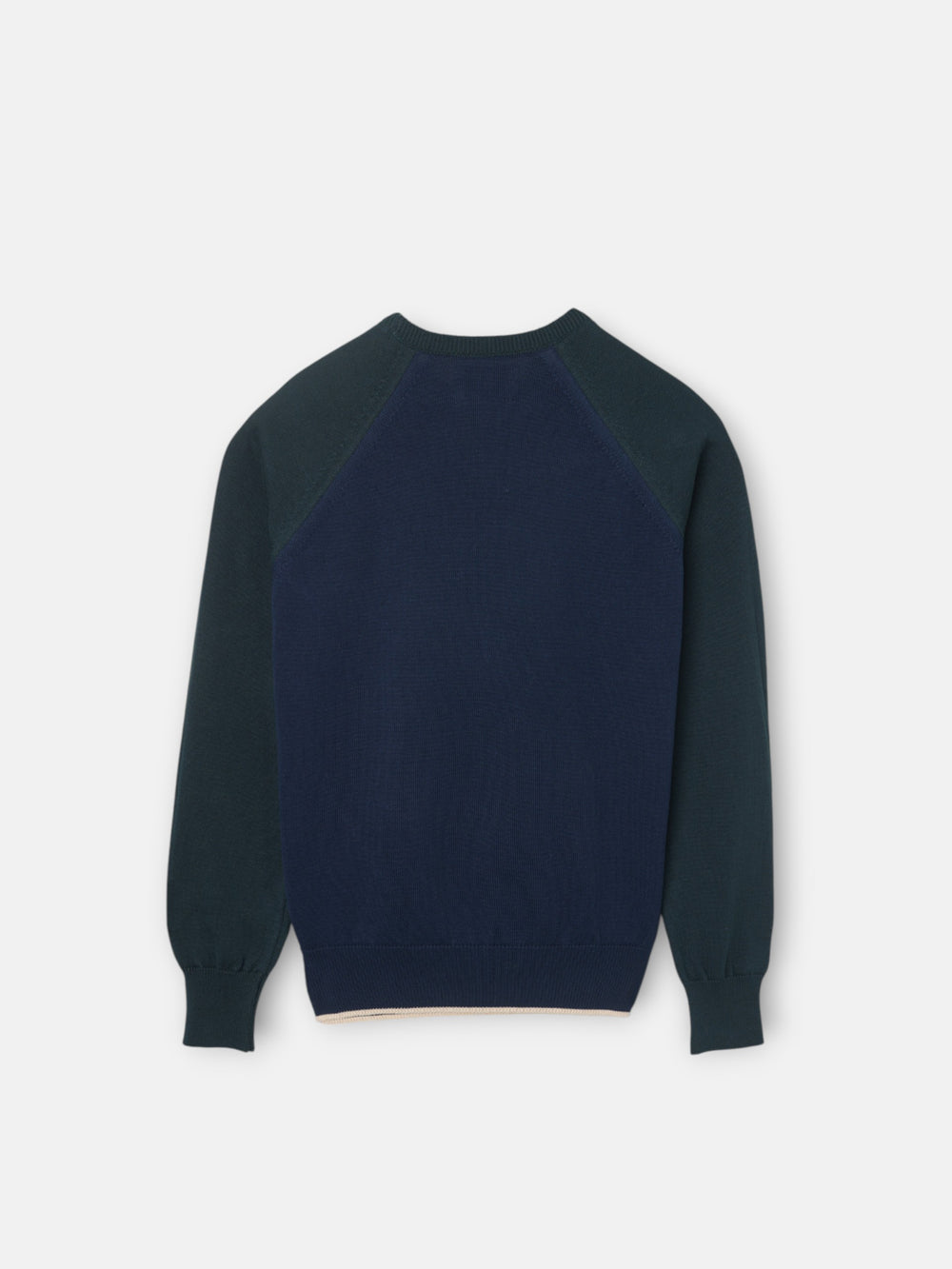 Camisola de criança de mangas verdes