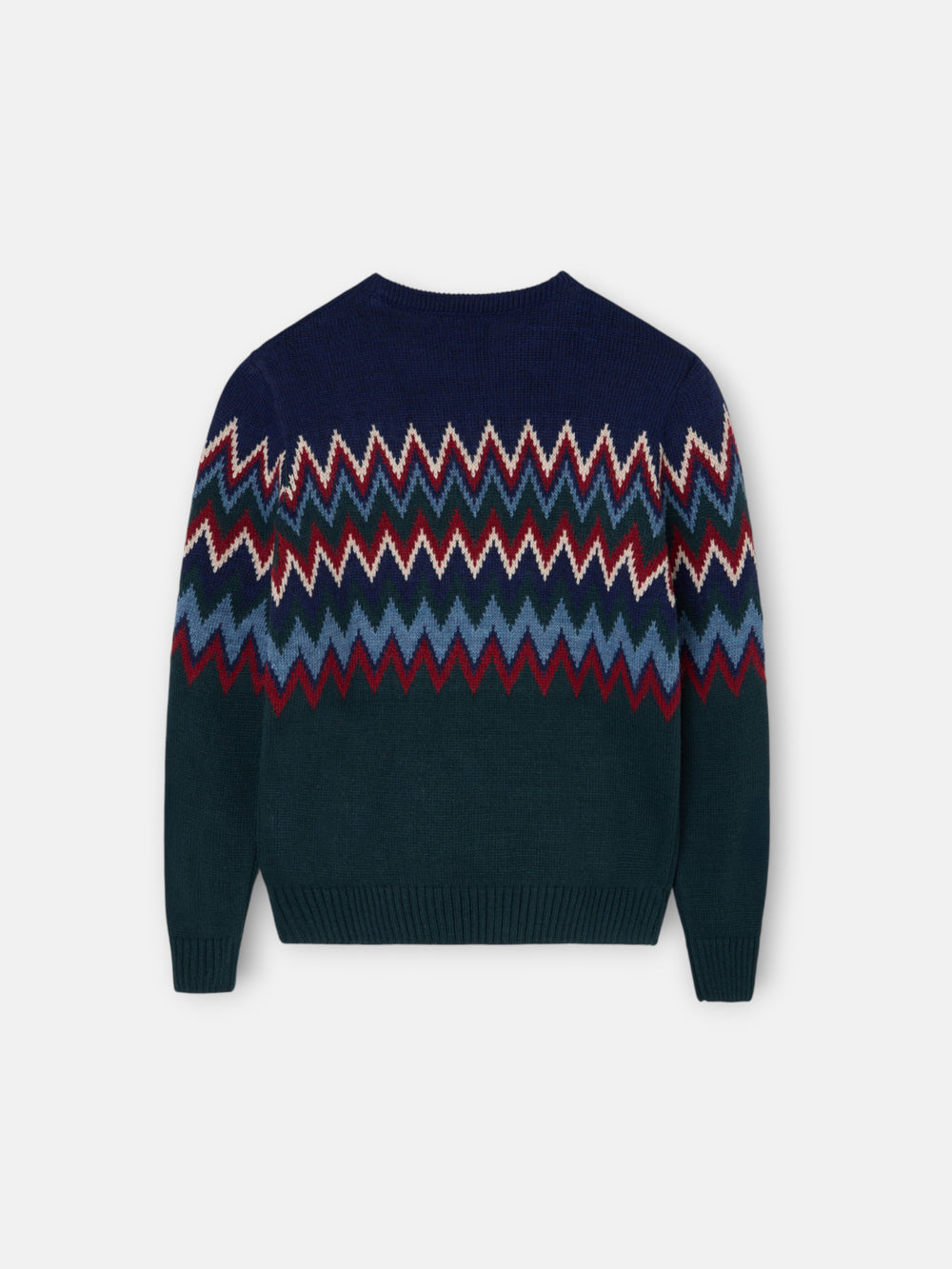 Jersey kids jacquard verde