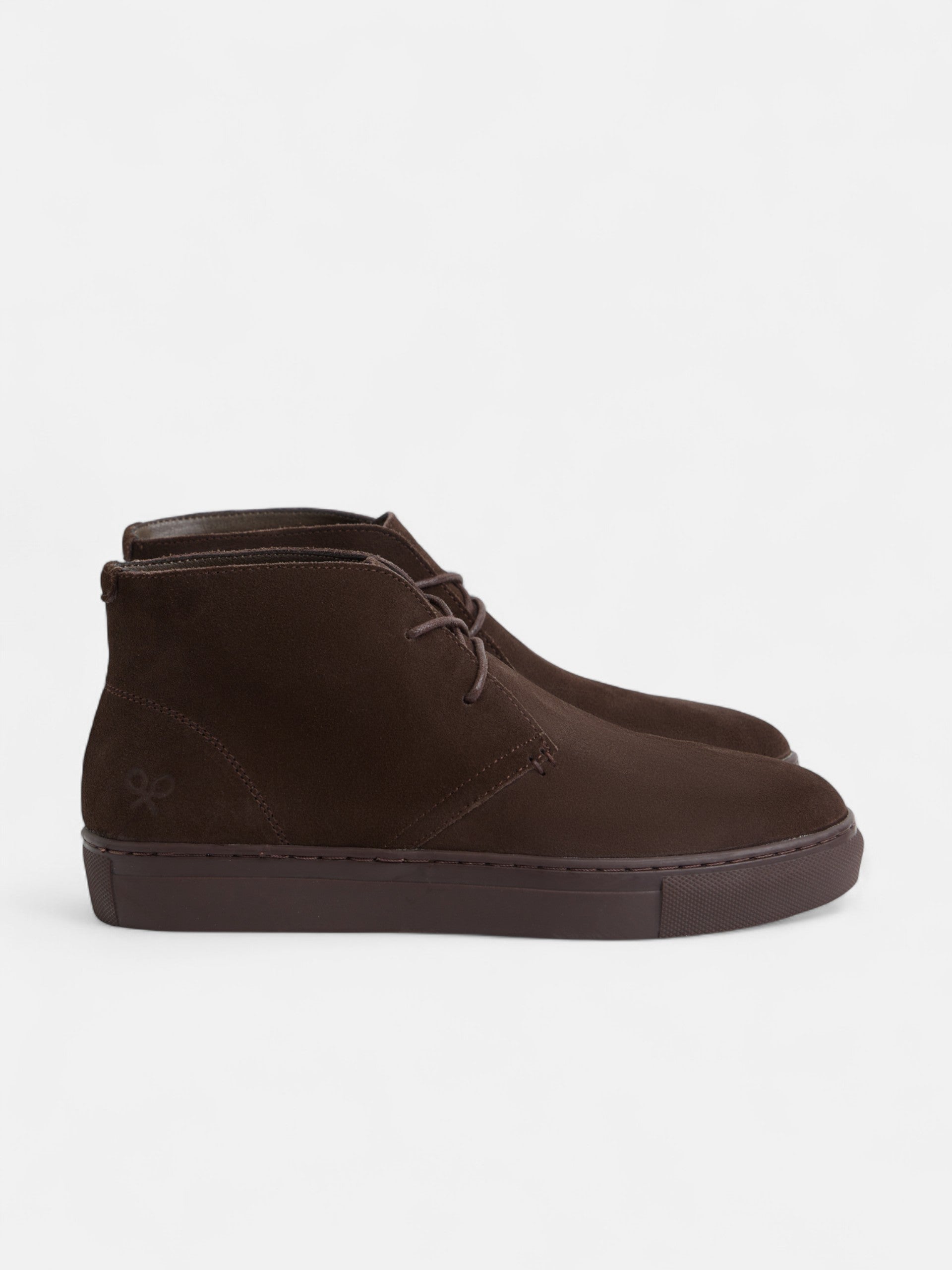 Botte de sport en daim marron