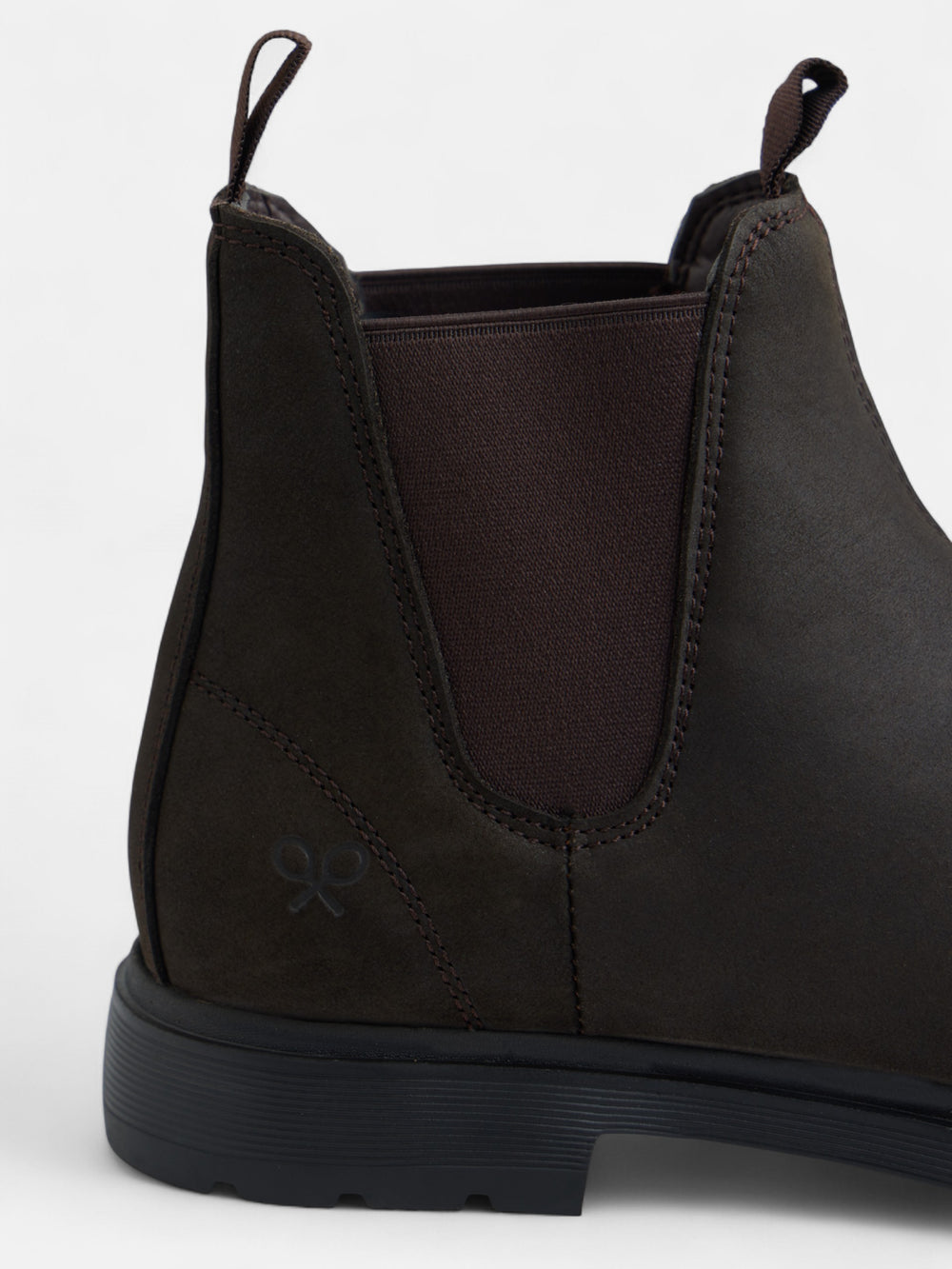 Bota media serraje marron