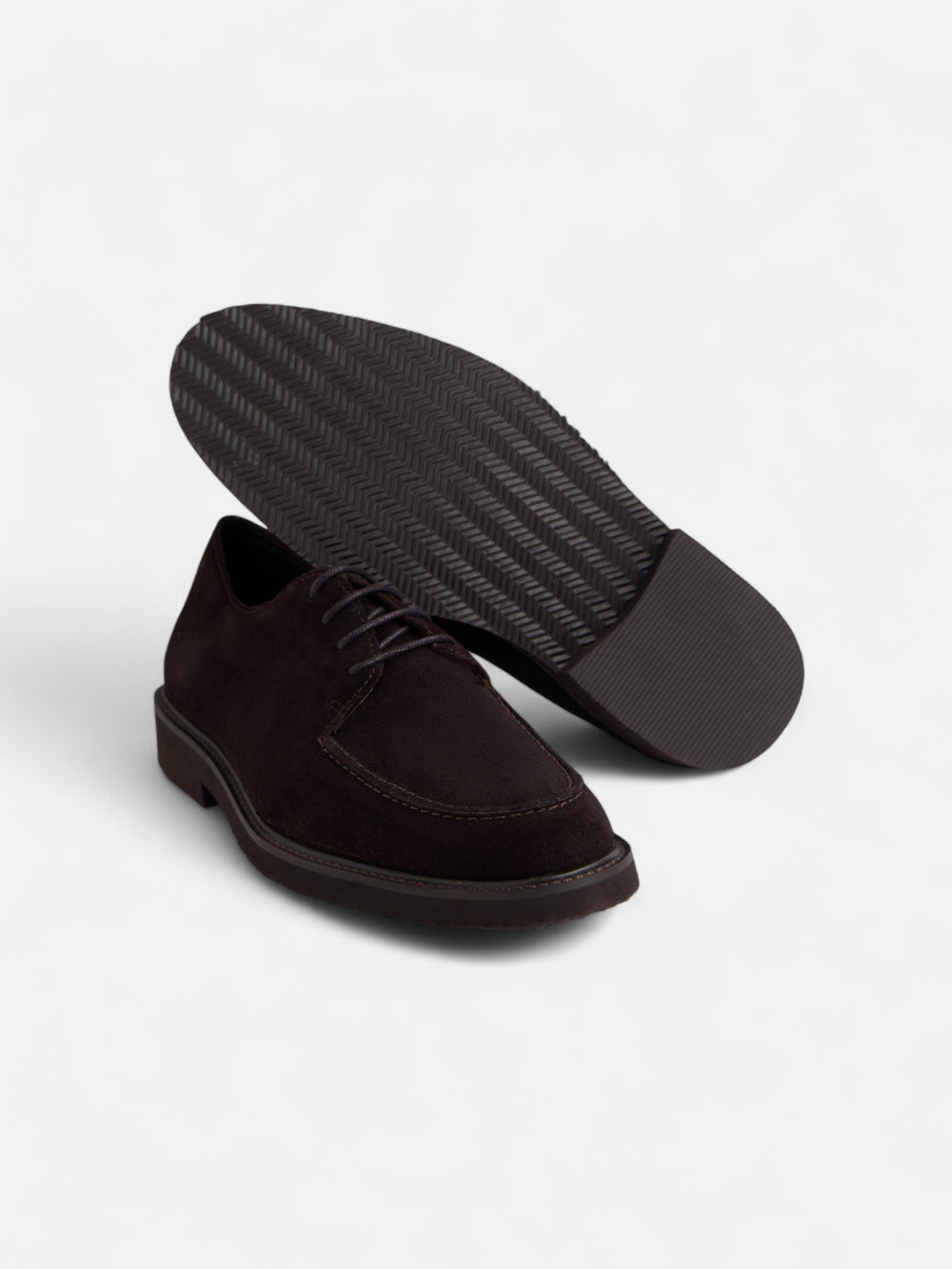 Zapato clasico serraje marron