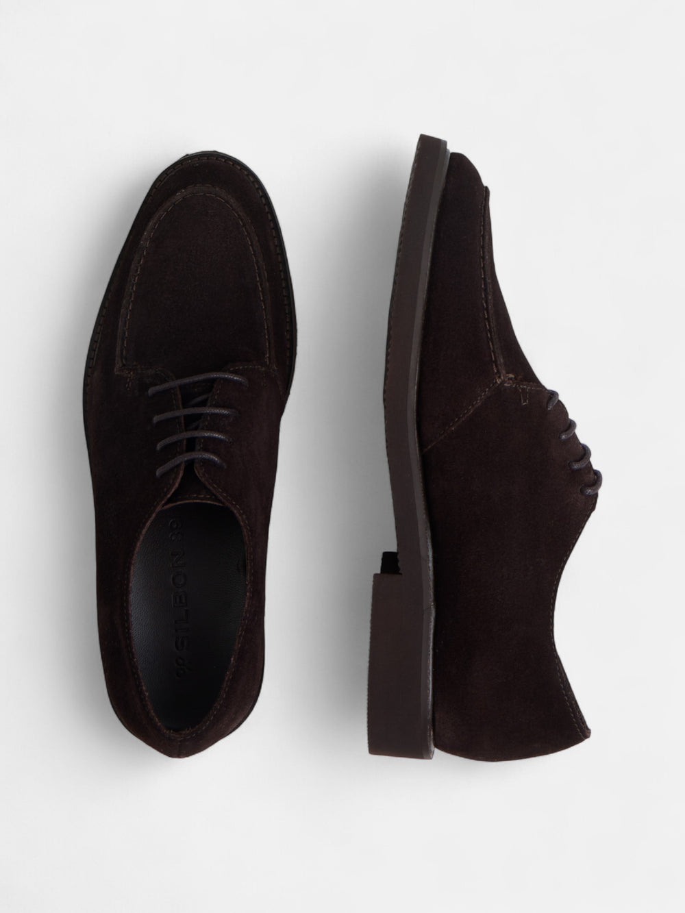 Zapato clasico serraje marron