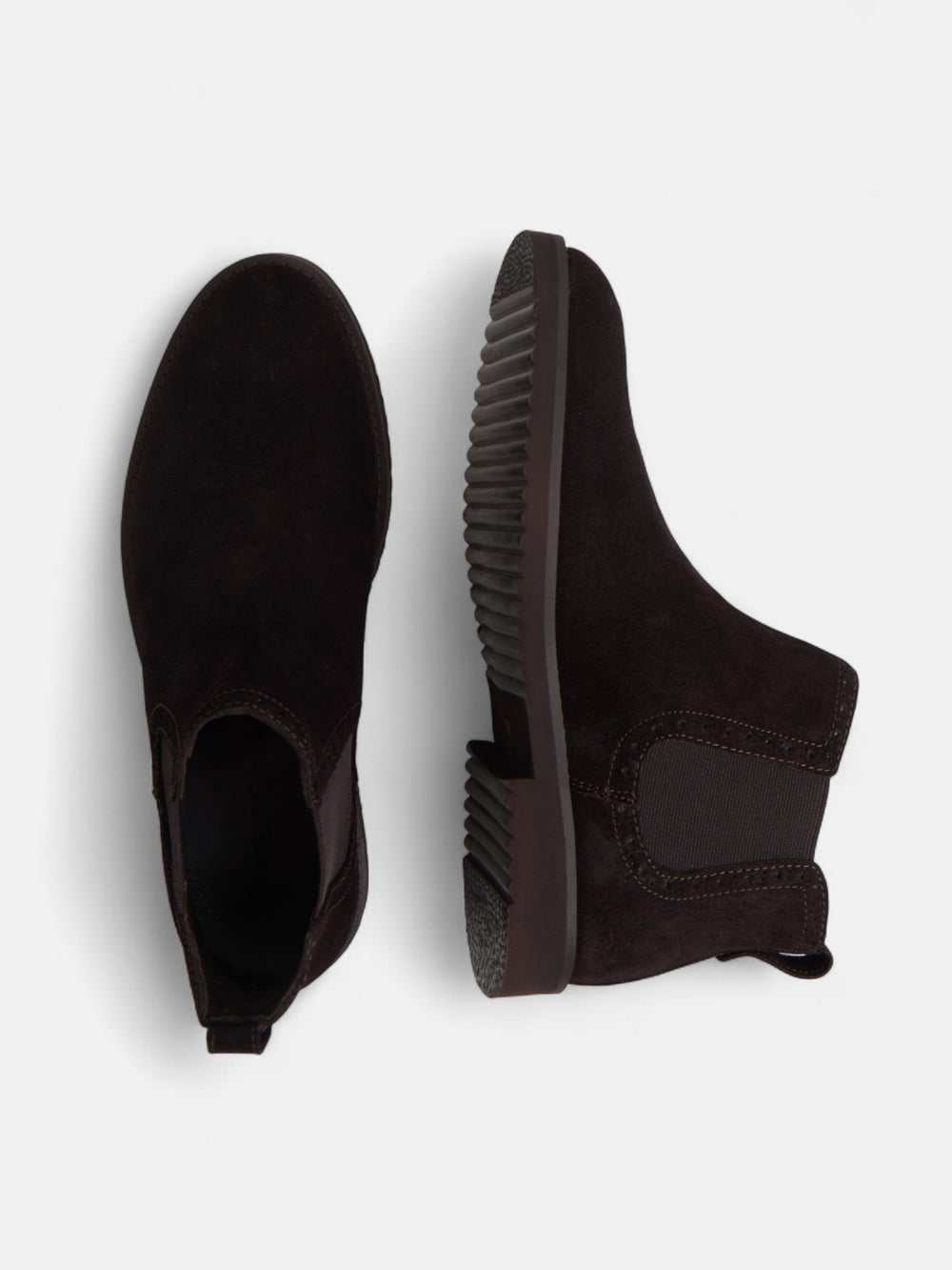 Bota chelsea serraje marron