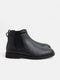 Brown leather chelsea boot