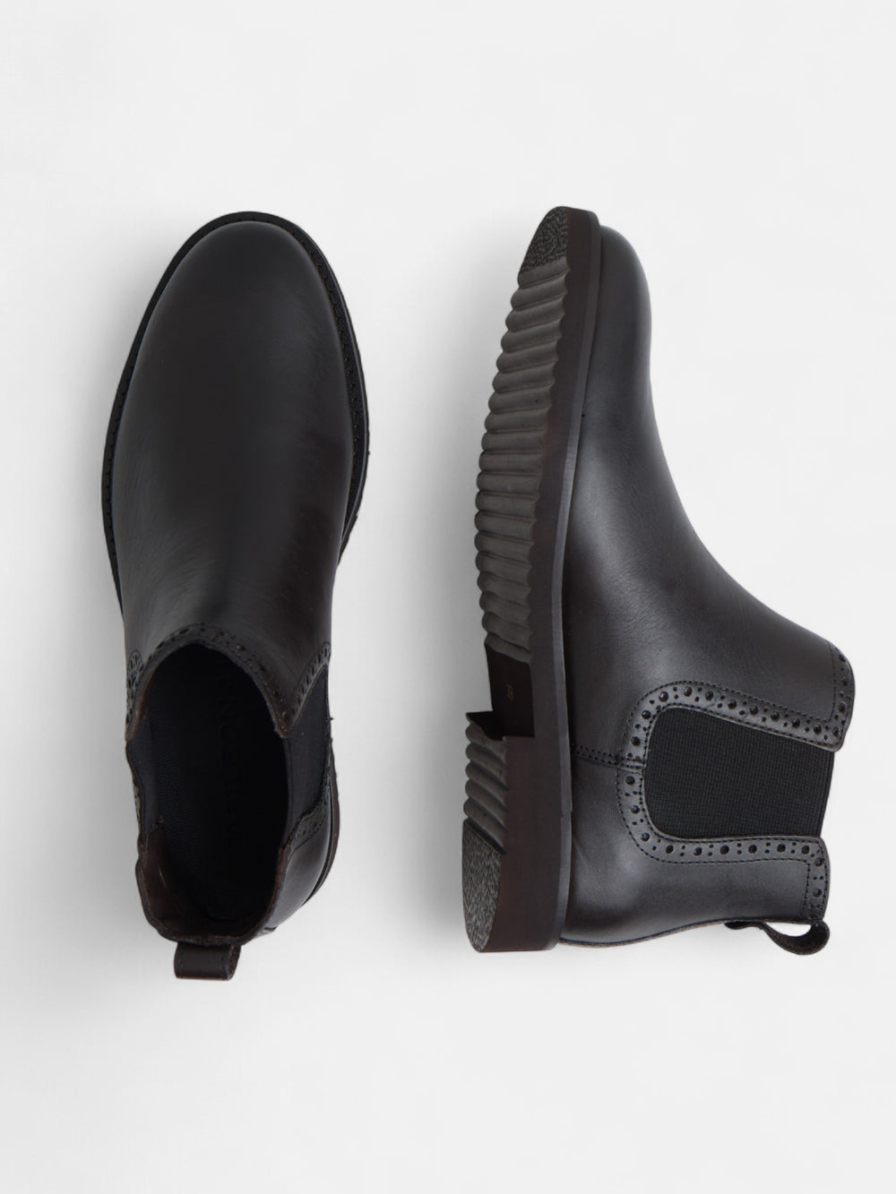 Bota chelsea piel marron