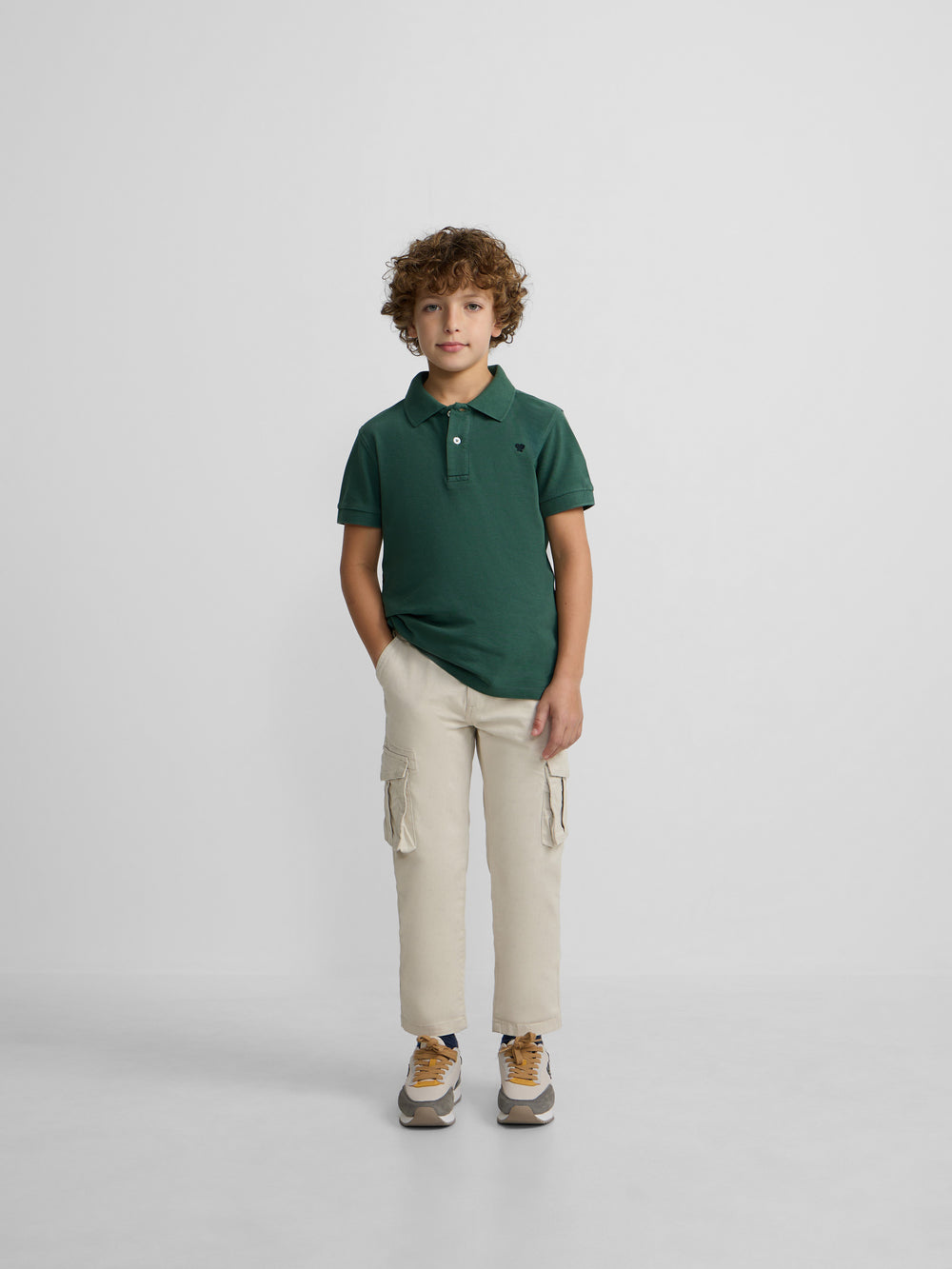 Raquette de polo verte classique pour enfants