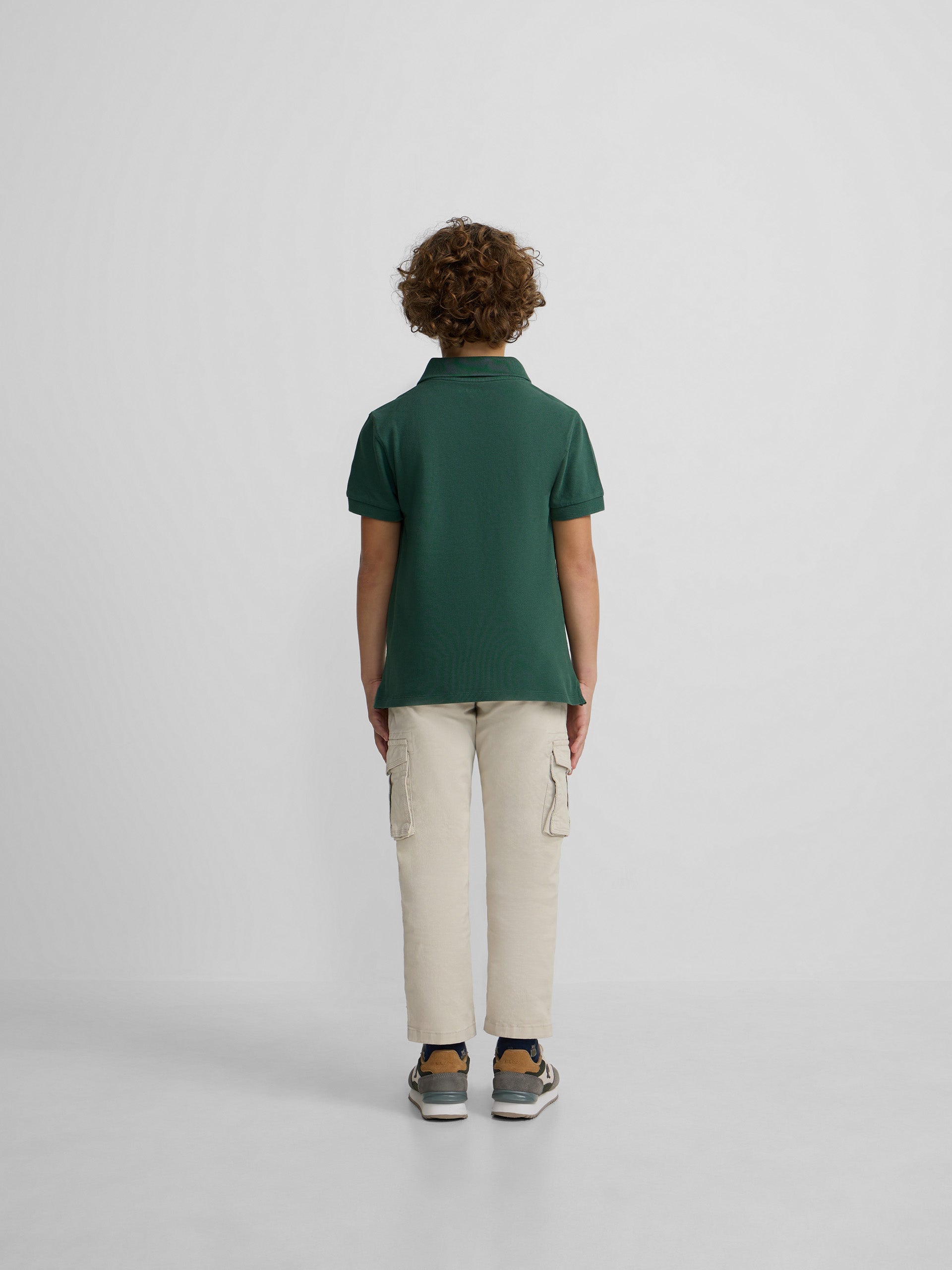 Raquette de polo verte classique pour enfants