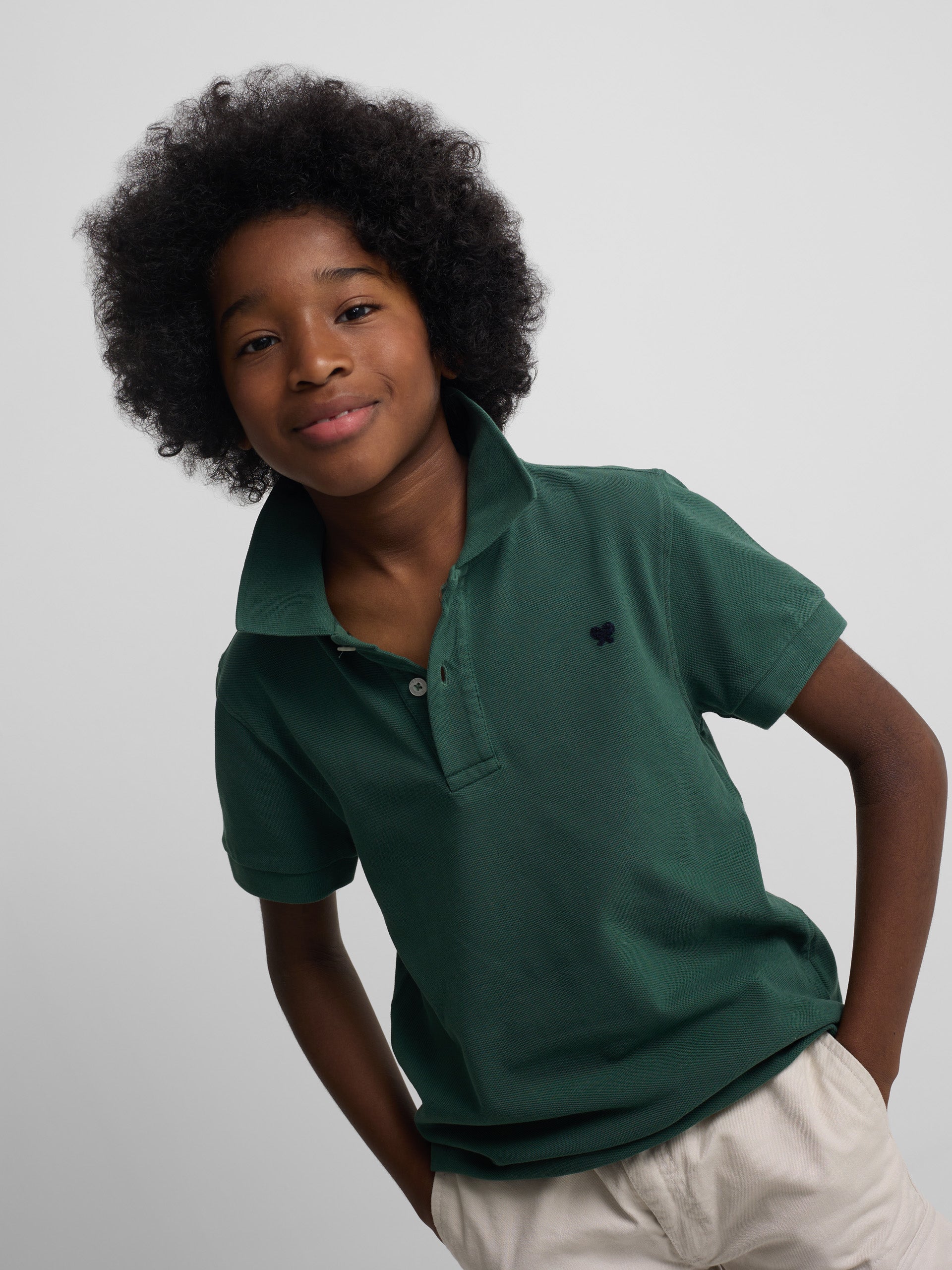 Raquette de polo verte classique pour enfants