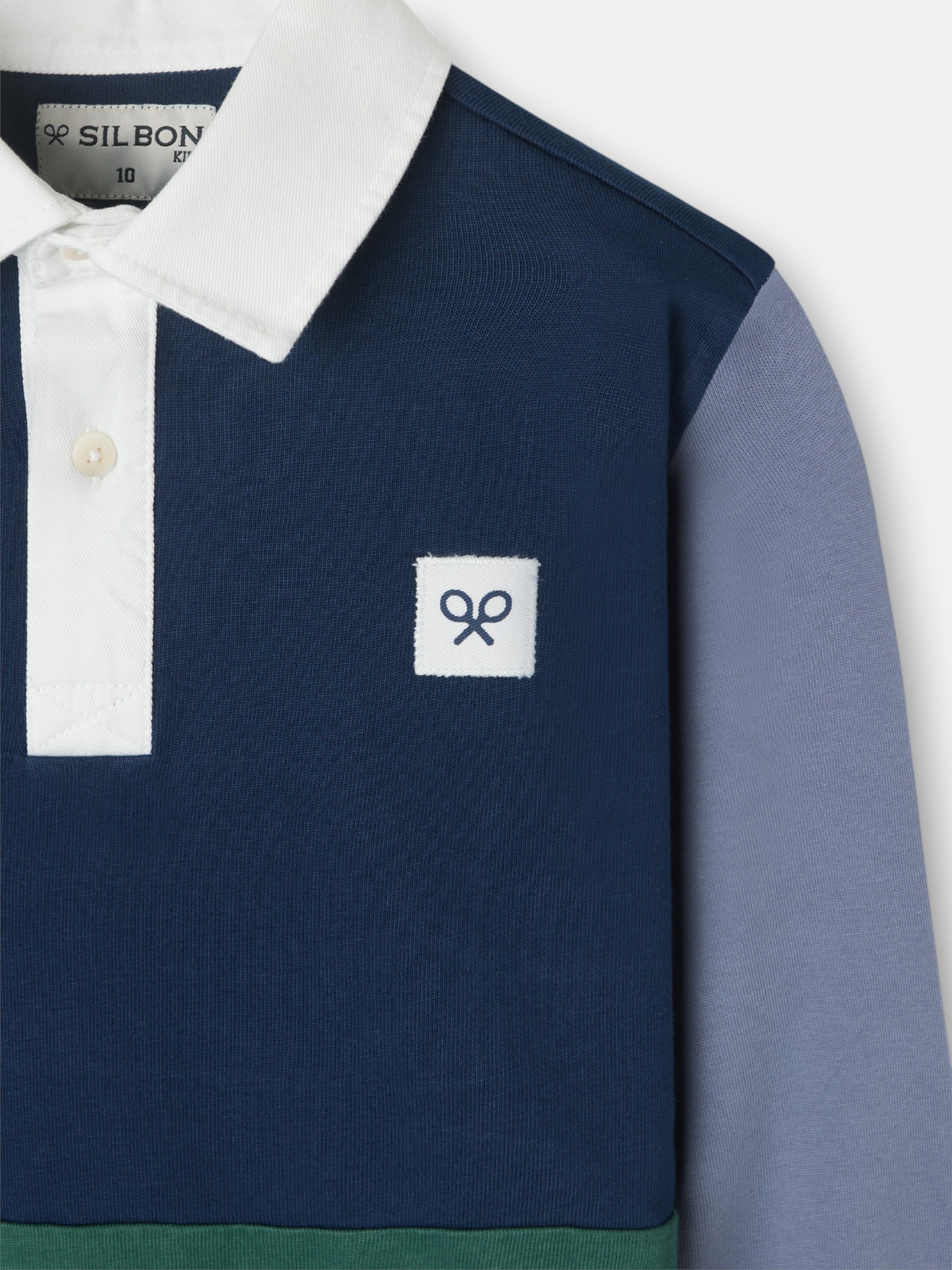 Polo kids clasico rugby multicolor azul marino