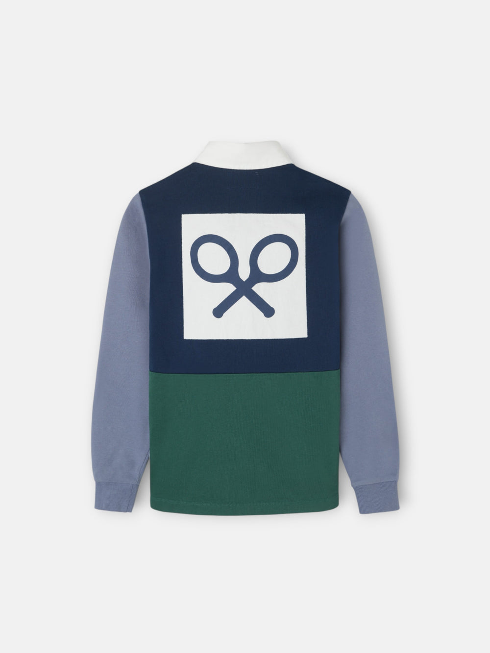 Polo de rugby classique multicolore bleu marine pour enfant