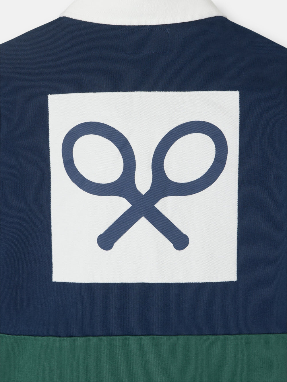 Polo de rugby classique multicolore bleu marine pour enfant