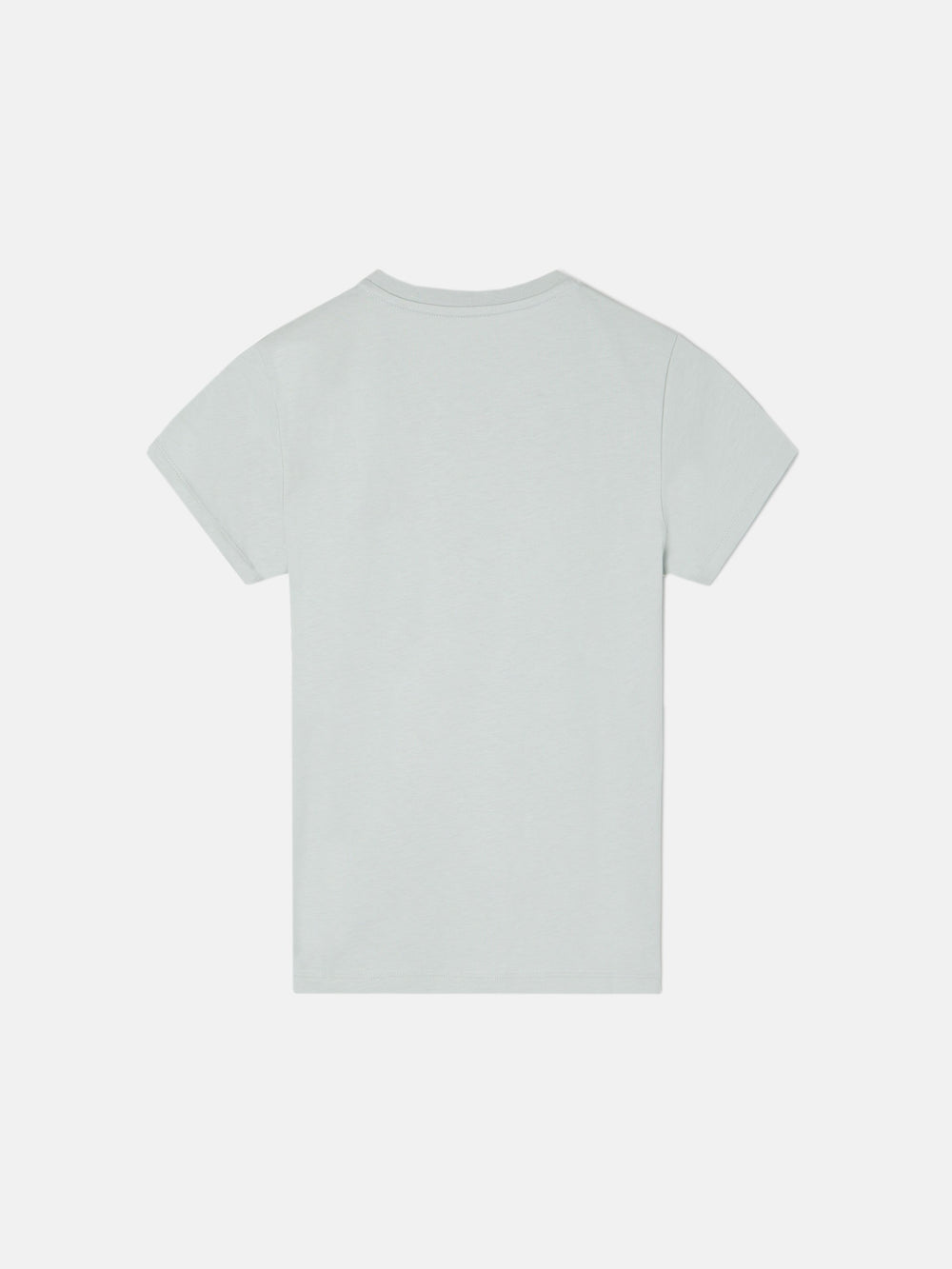 Kids' T-shirt with a multicolored green mid-racket