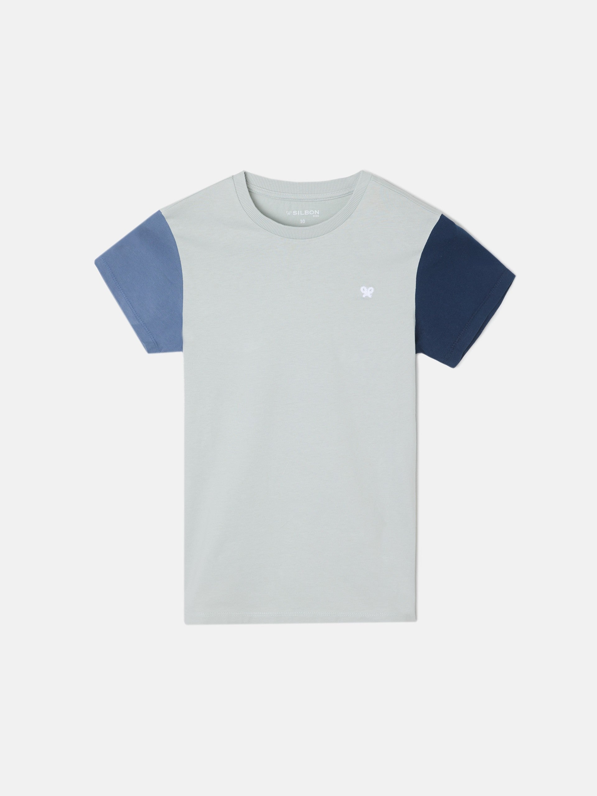 Kids' green sleeved T-shirt