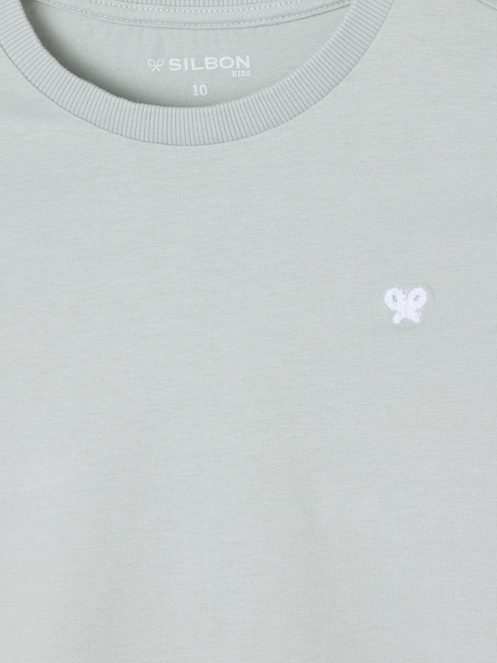 Kids' green sleeved T-shirt