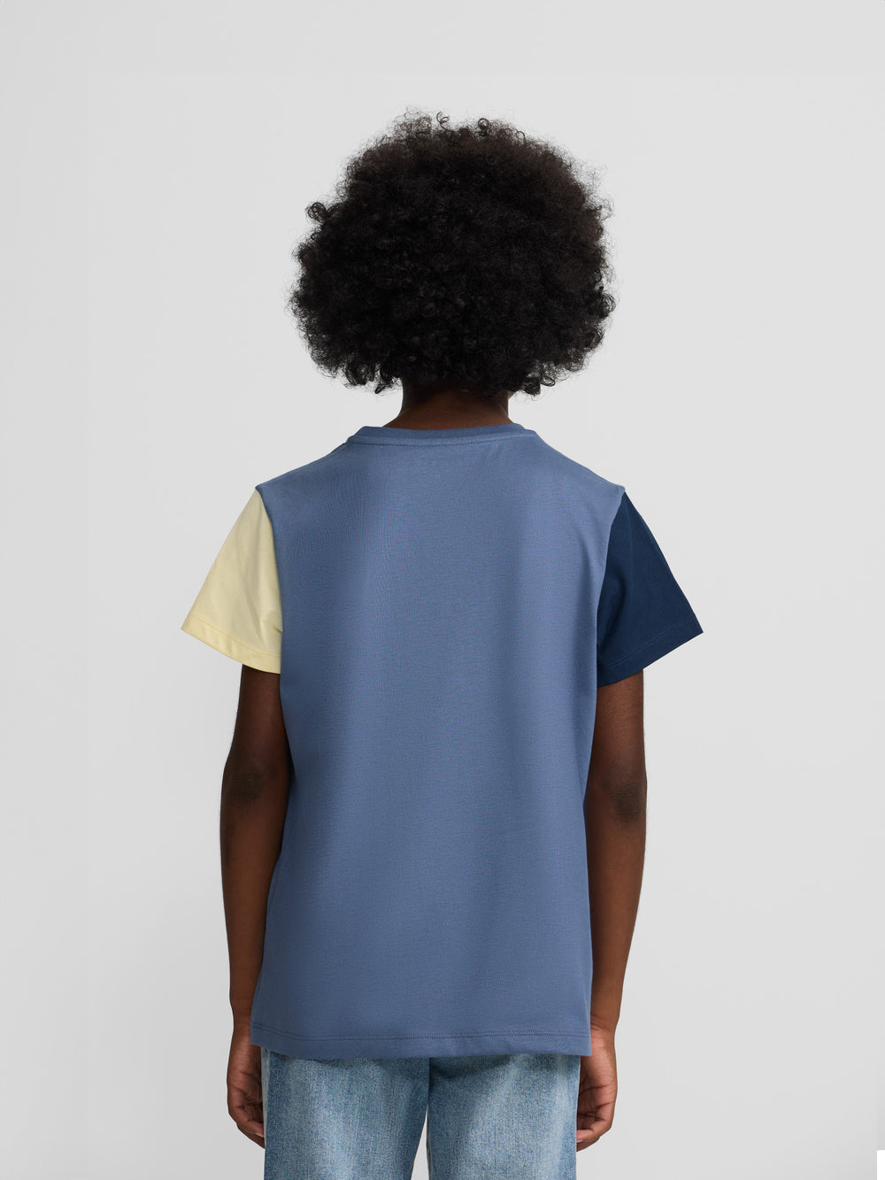 Kids' blue sleeved T-shirt
