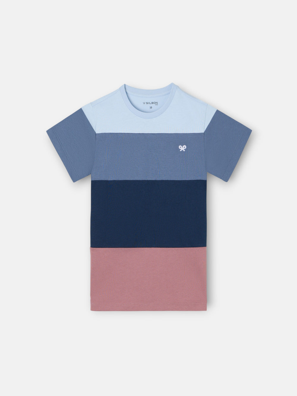 Kids' blue striped T-shirt