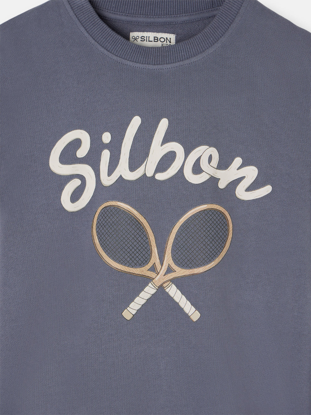Sudadera kids raqueta junior azul indigo