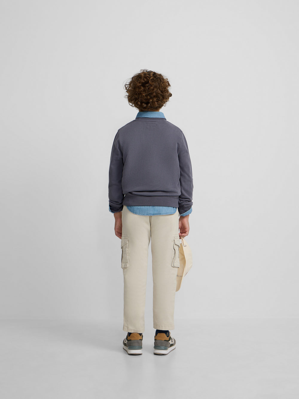 Sudadera kids raqueta junior azul indigo