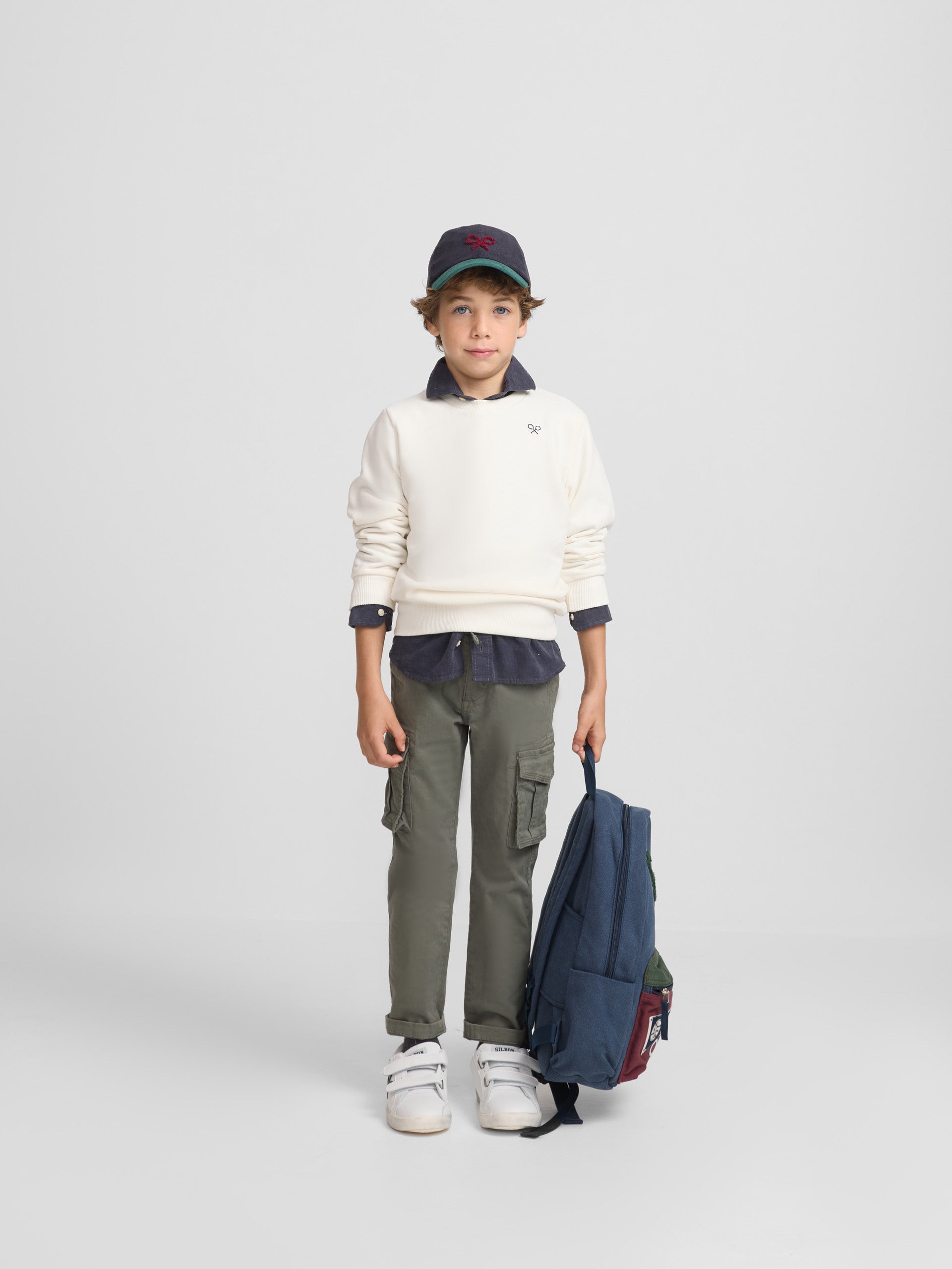 Sweatshirt kids believe creme