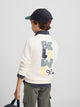 Sweatshirt kids believe creme