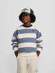 Sudadera kids rayas anchas azules