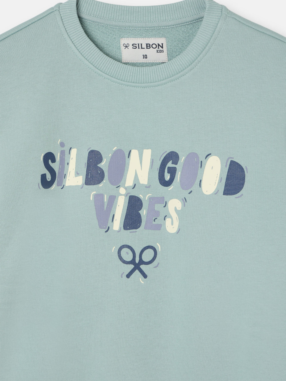 Sudadera kids good vibes verde