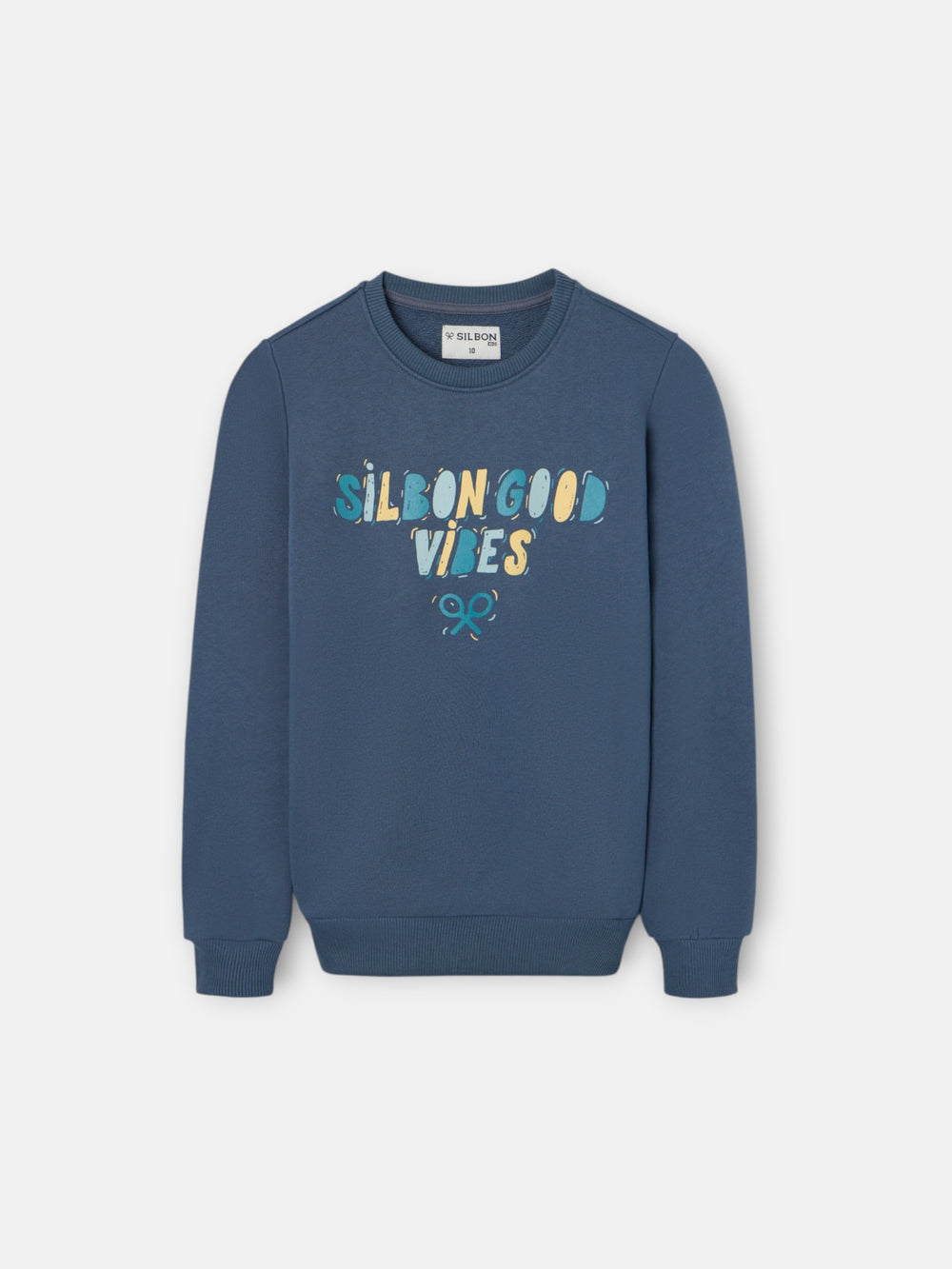 Sudadera kids good vibes azul marino