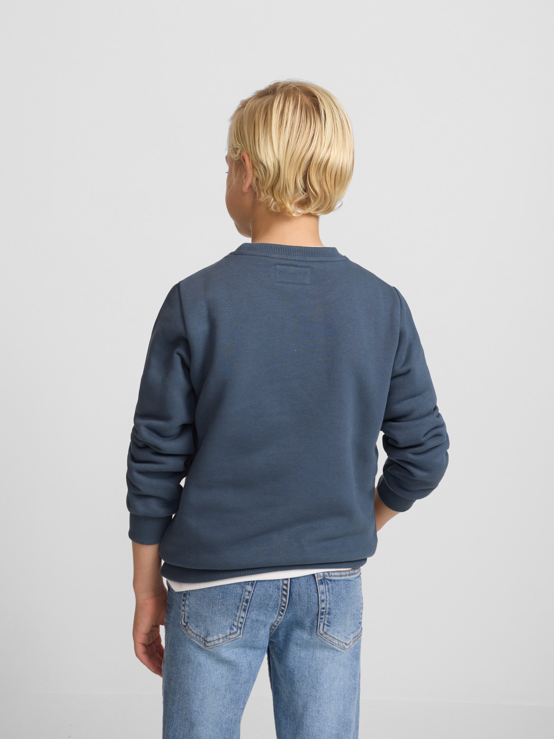 Sudadera kids good vibes azul marino