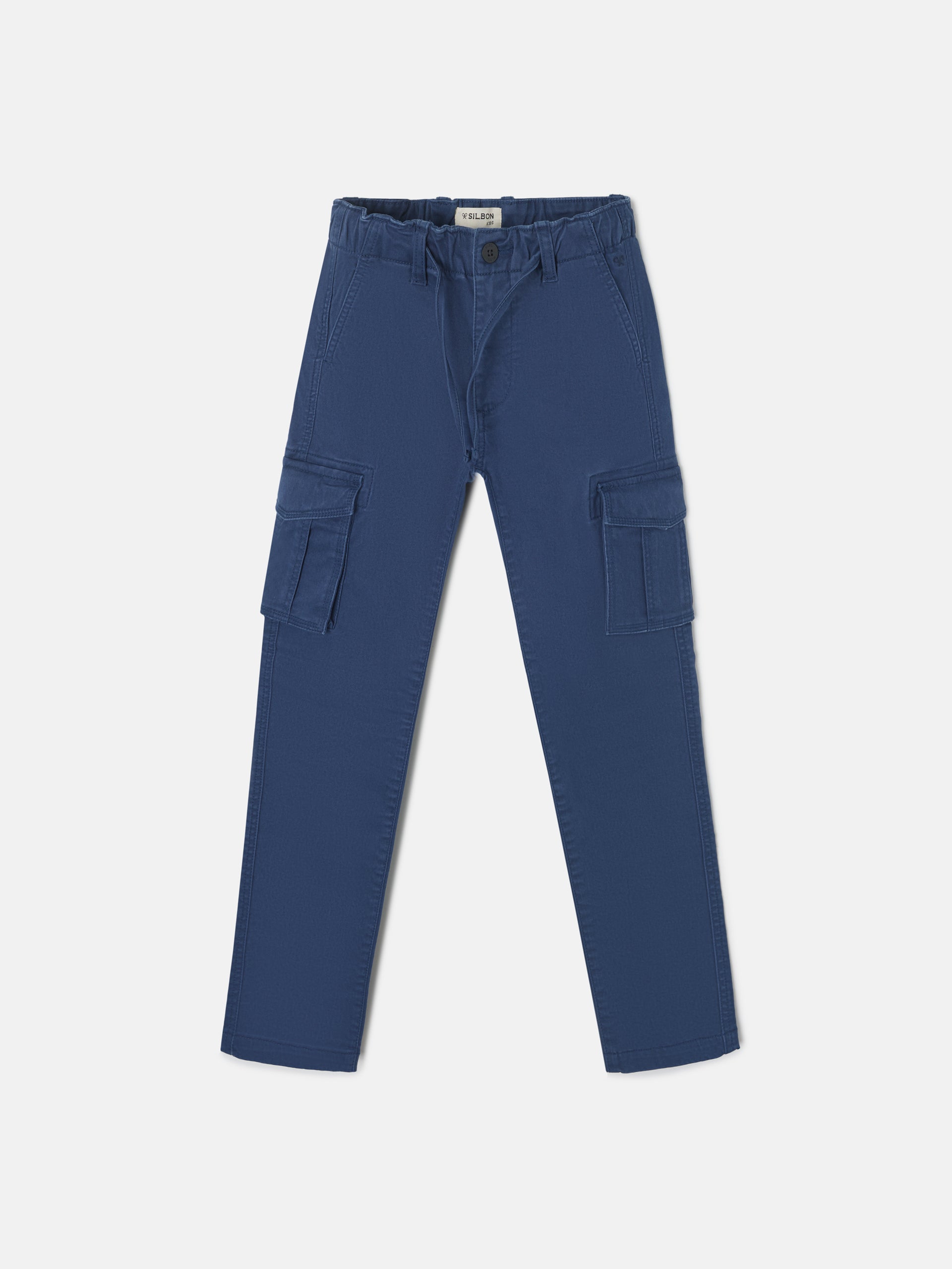 Pantalon sport kids cargo style azul marino