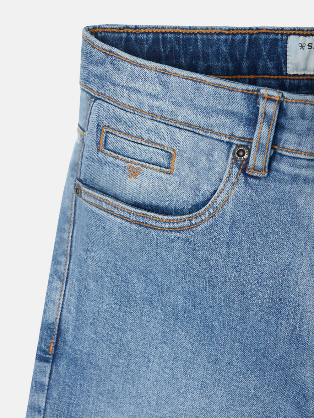 Kids blue jeans sport pants