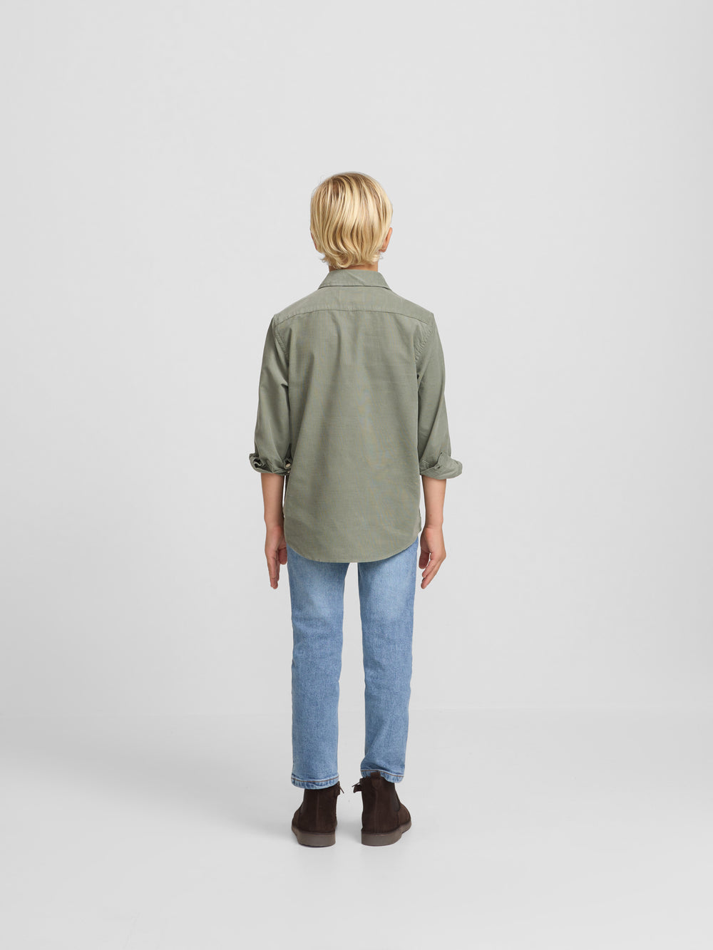 Kids blue jeans sport pants