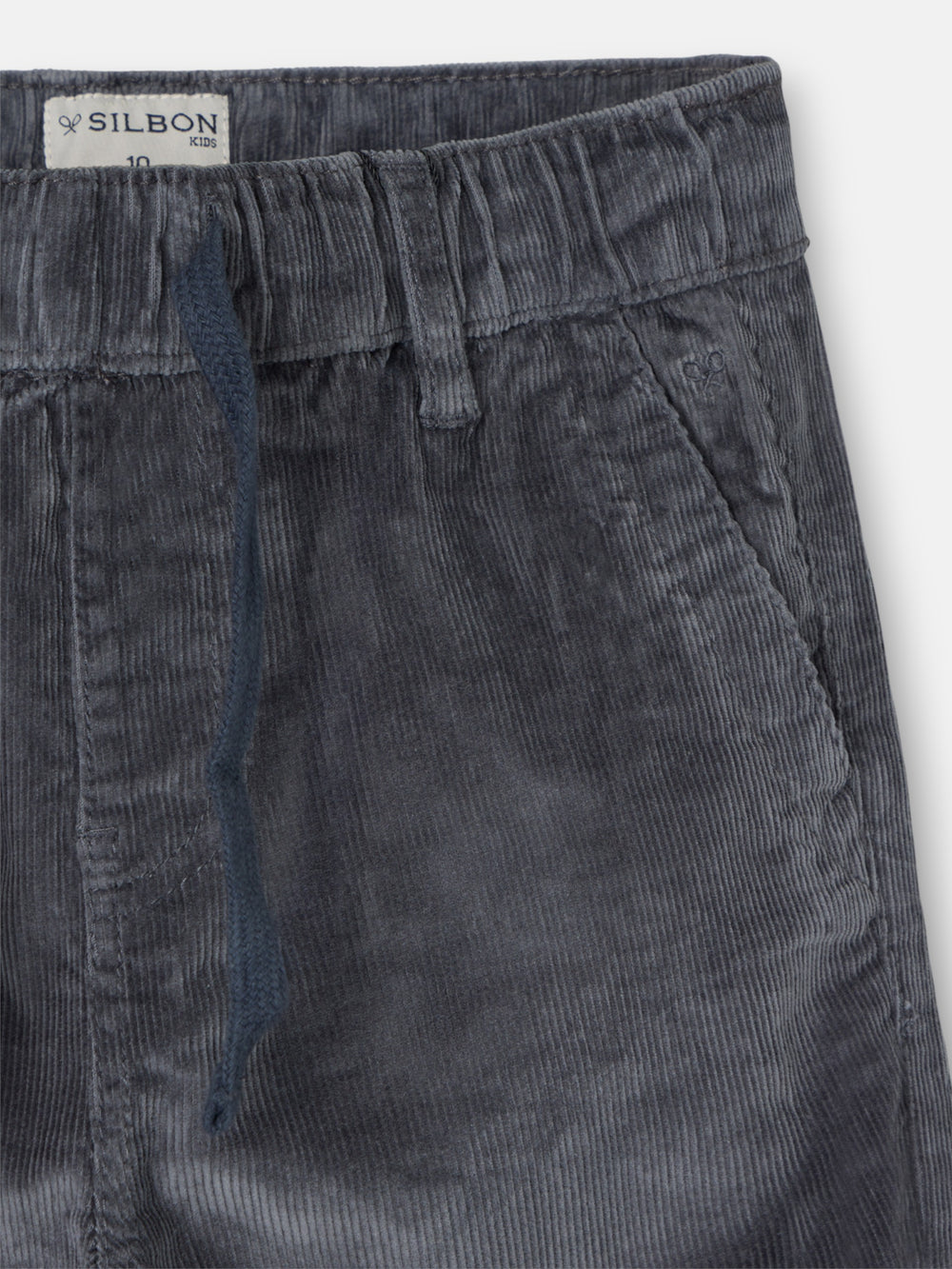 Gray corduroy cargo kids sport pants