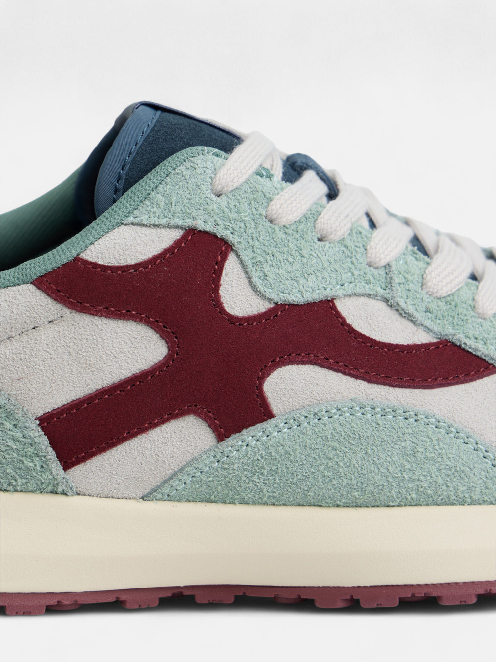 Zapatilla RACKETS09 verde burdeos