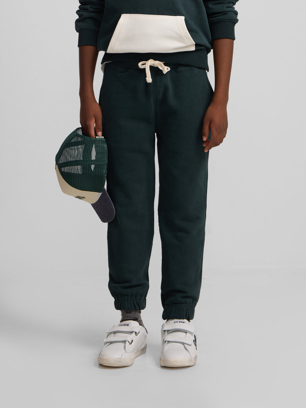 Pantalon deportivo kids verde oscuro