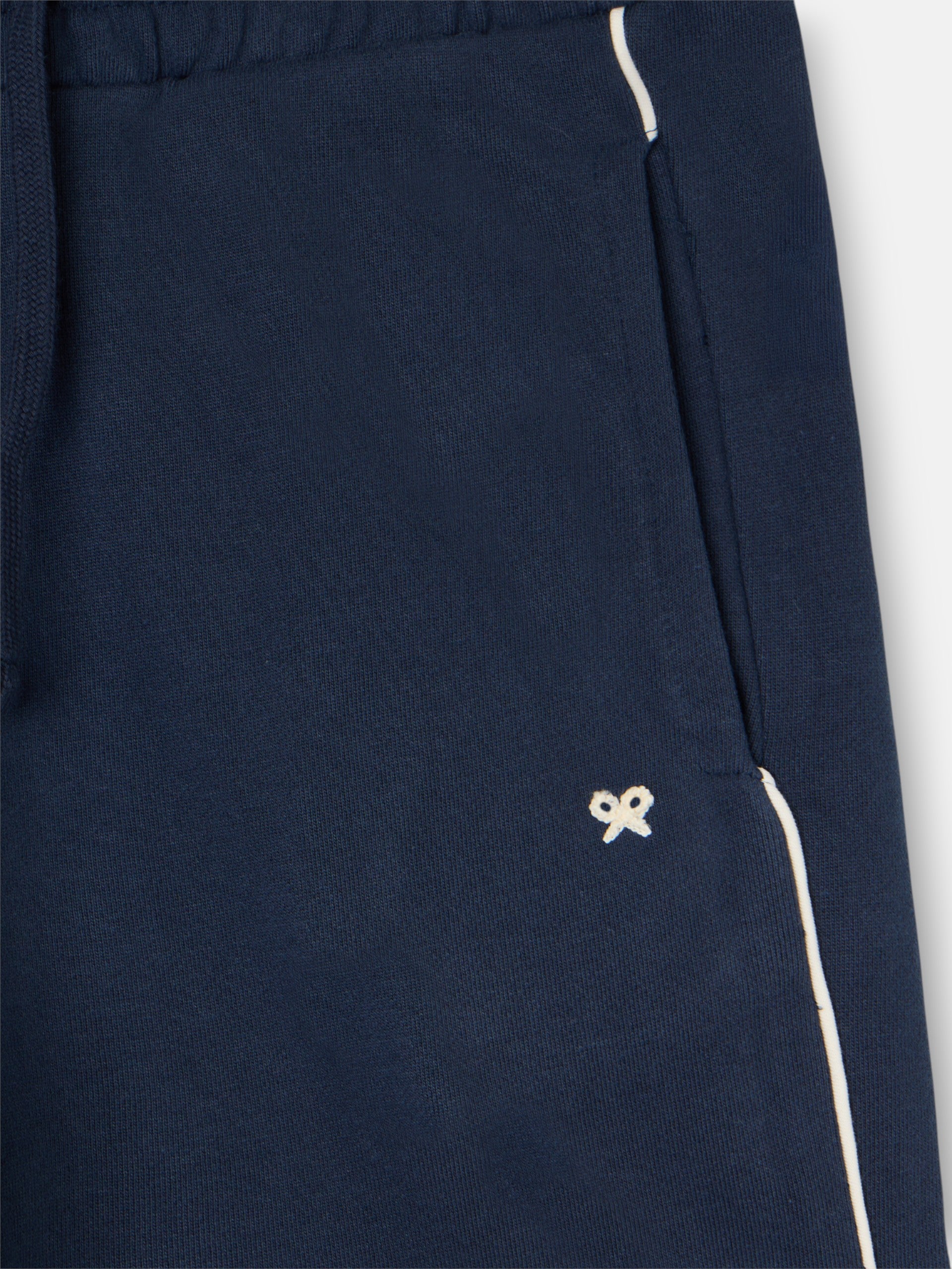 Pantalon deportivo minilogo azul marino