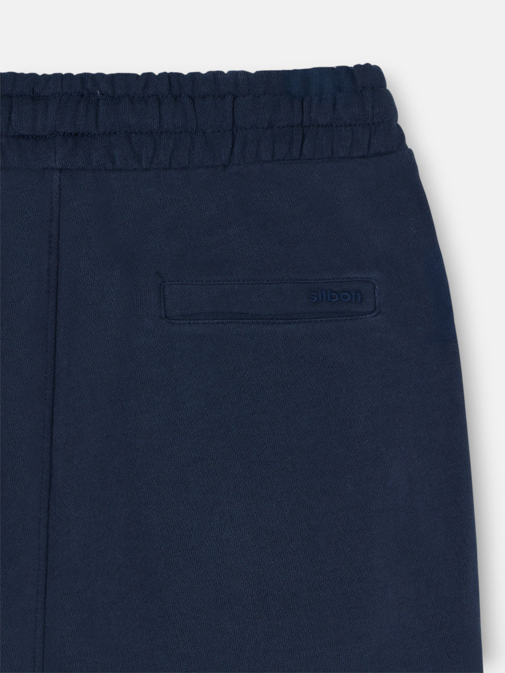 pantalon de sport bleu marine à mini logo