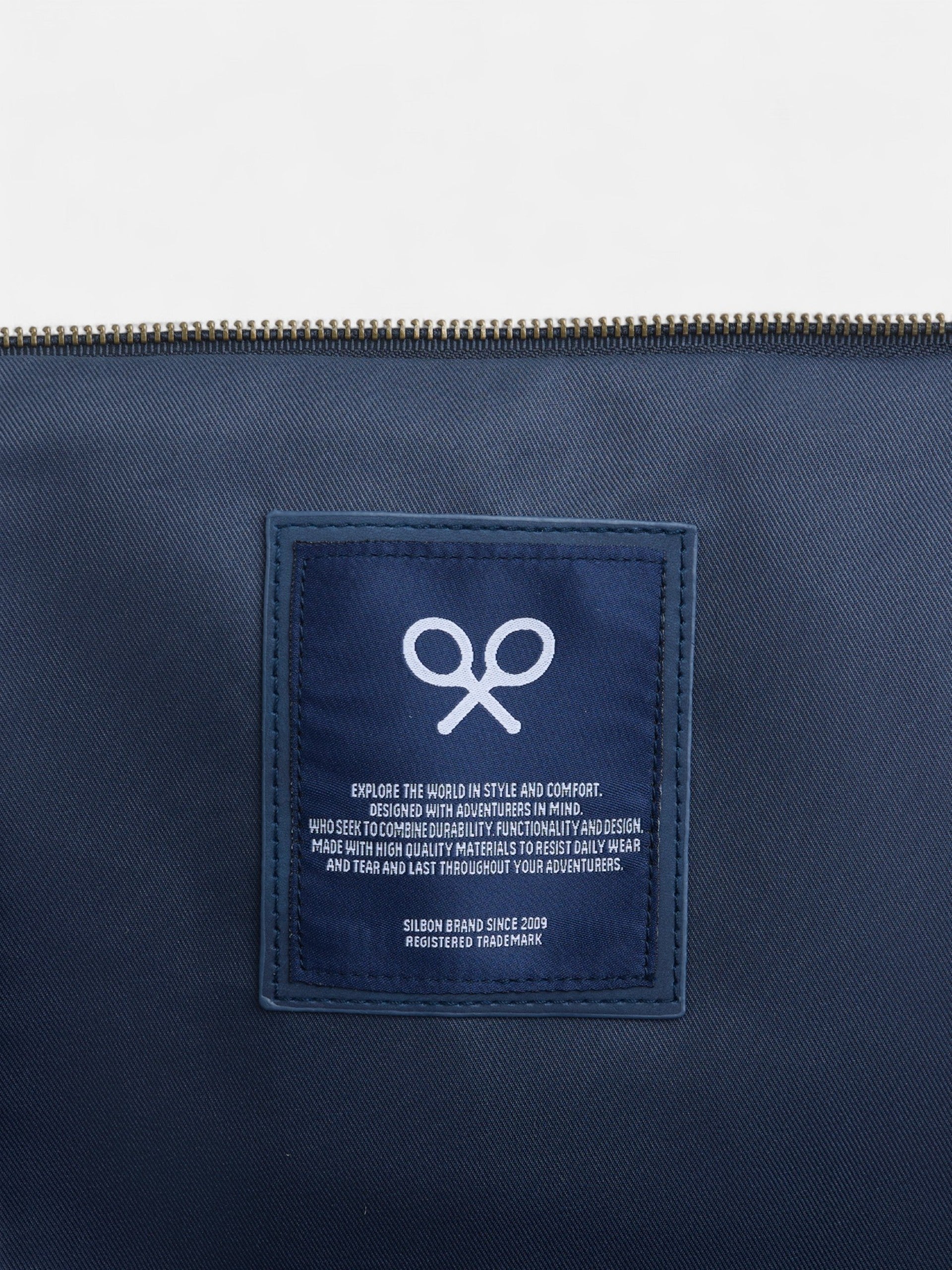 Bolsa de viaje sport raqueta azul marino