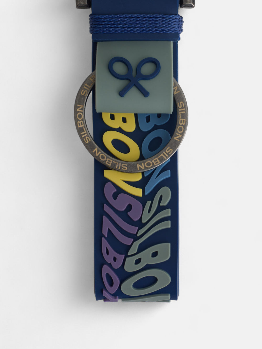 Llavero engomado logo multicolor