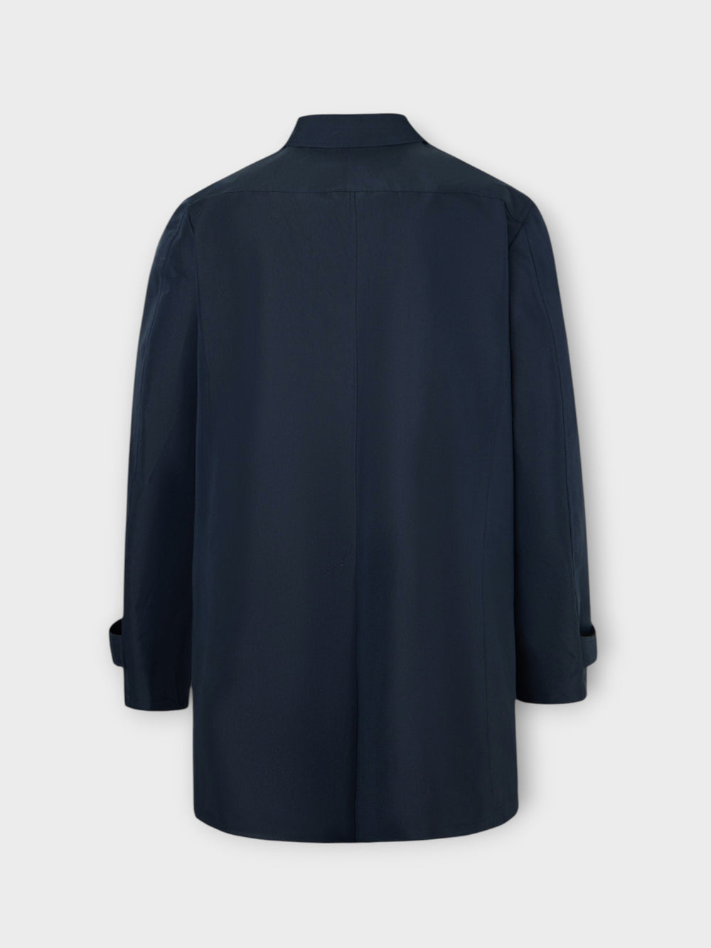 Navy short trench coat