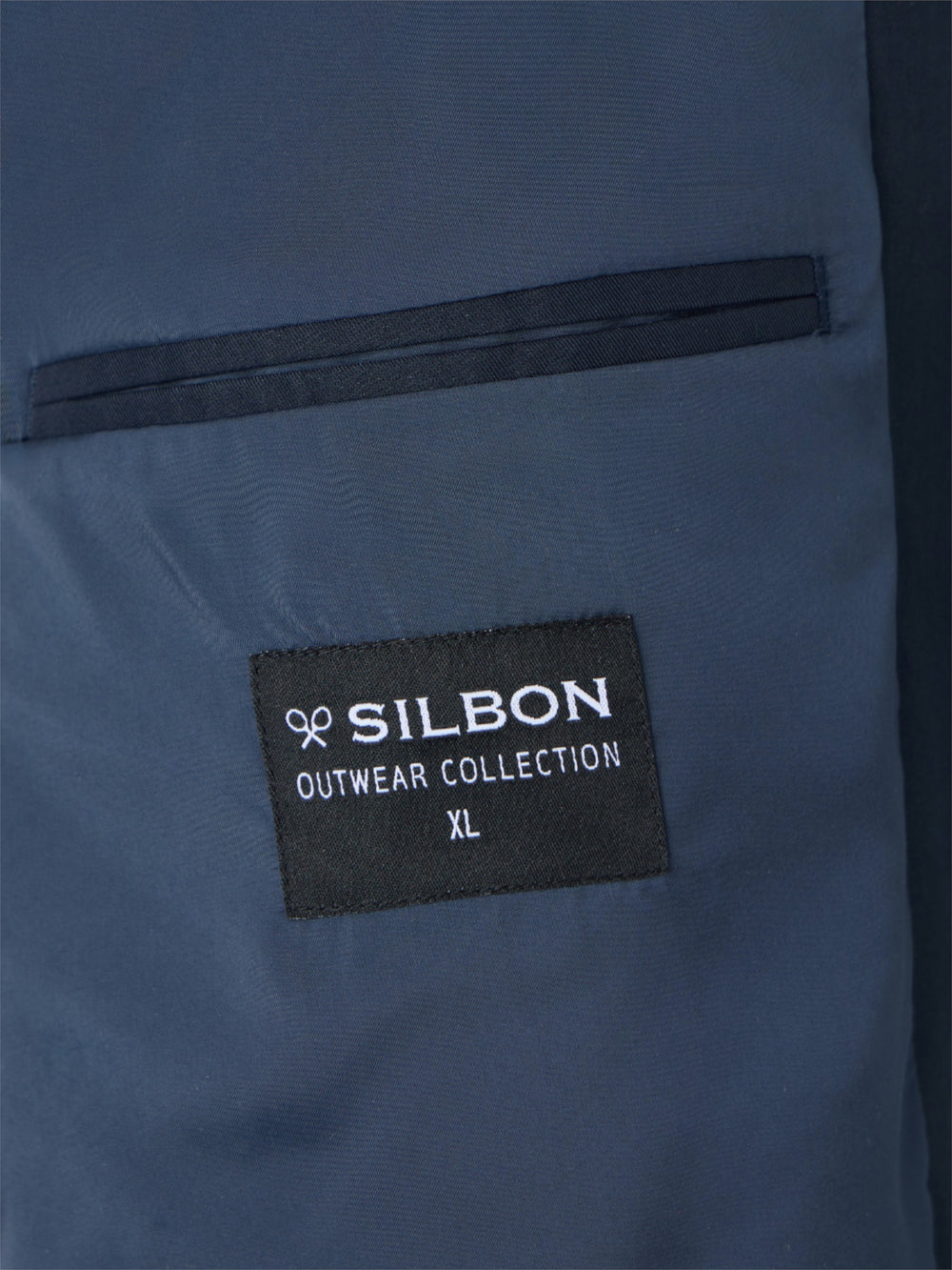 Navy short trench coat