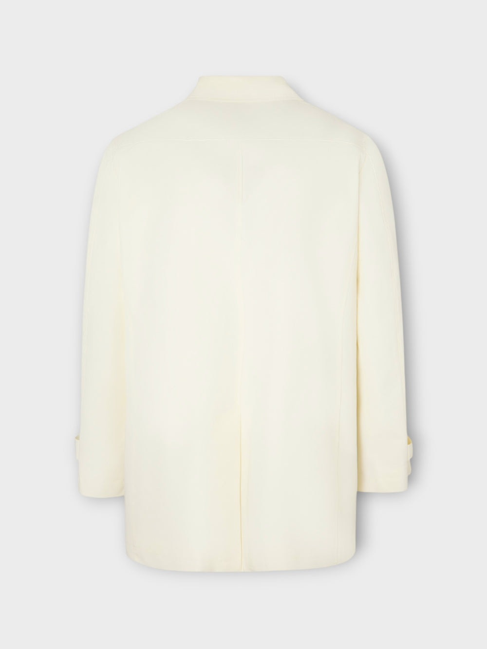 Short beige trench coat