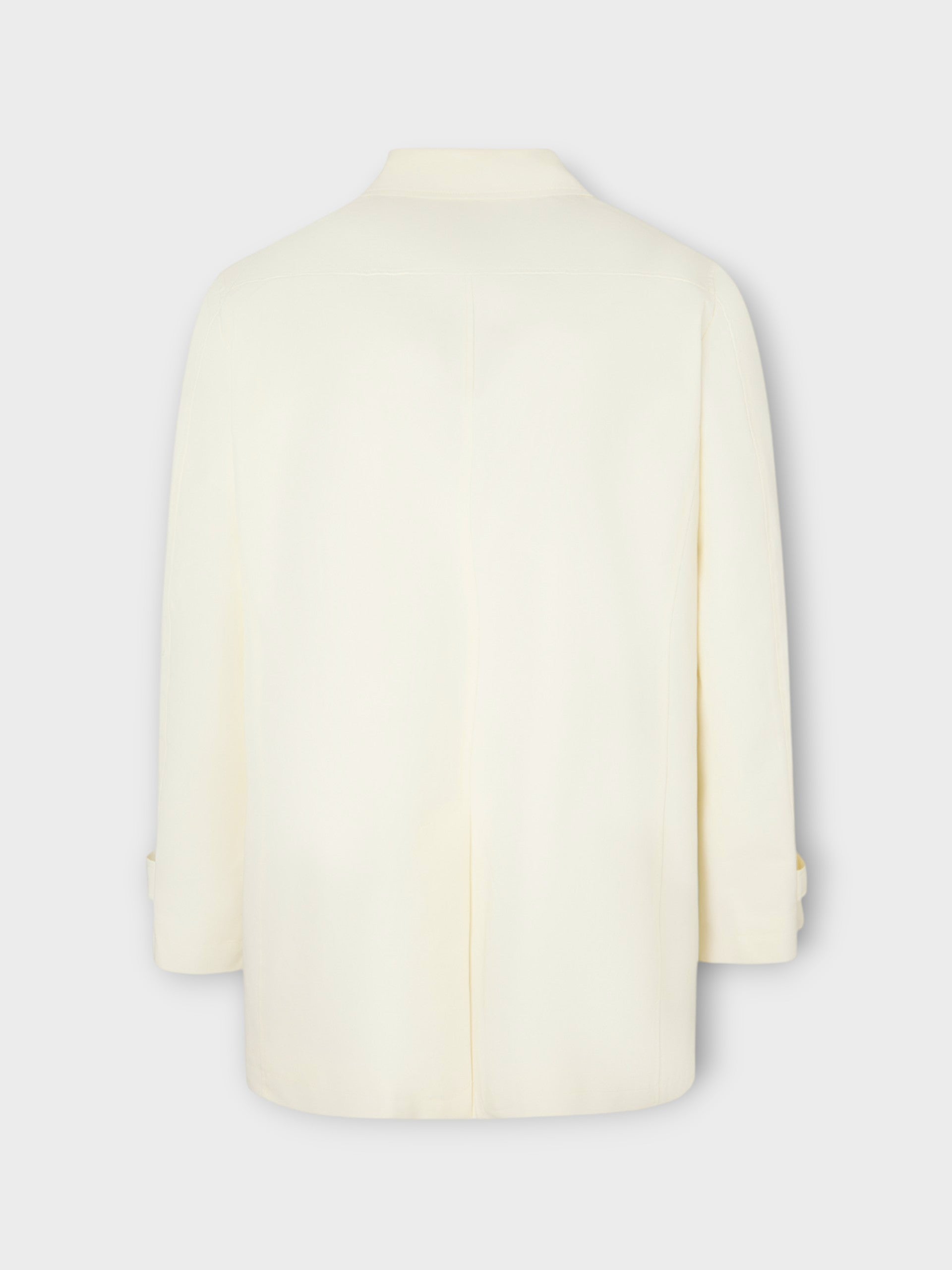 Gabardina curta bege