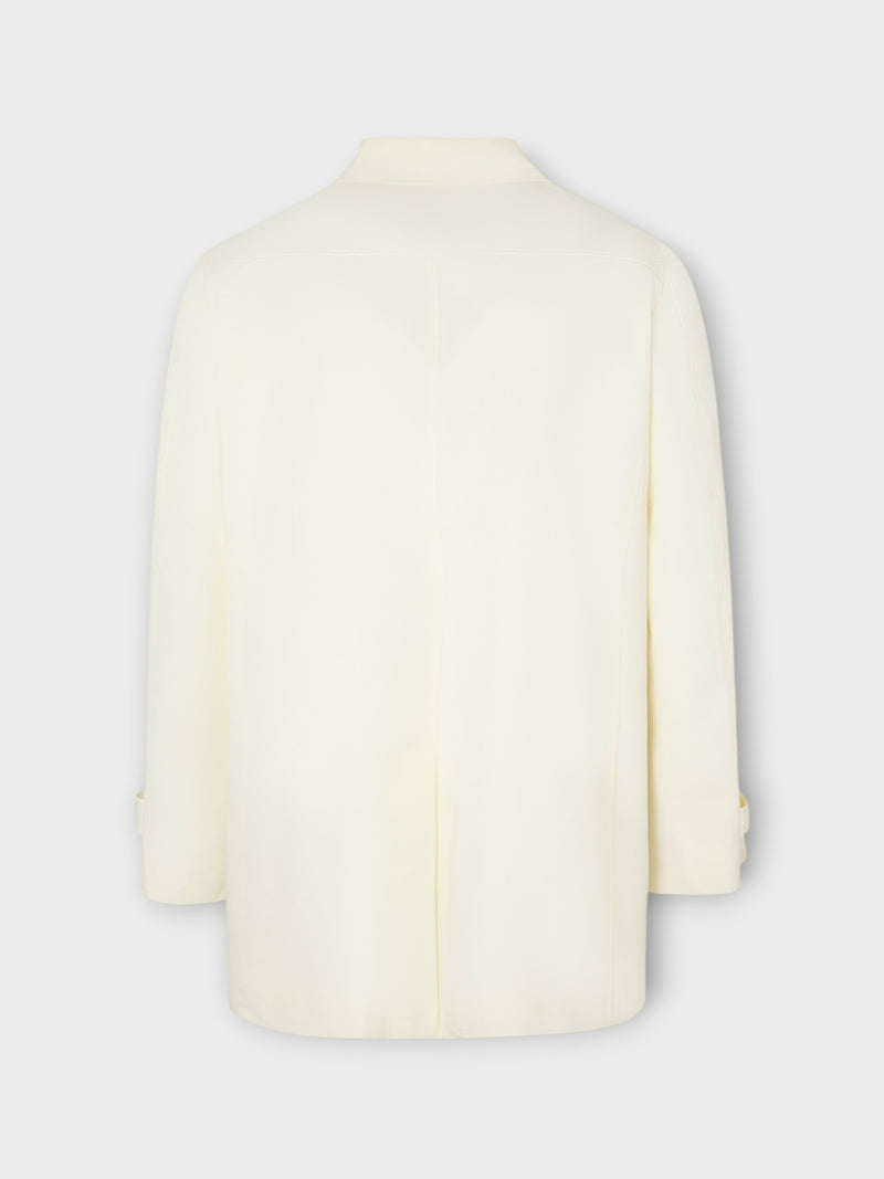 Gabardina corta beige